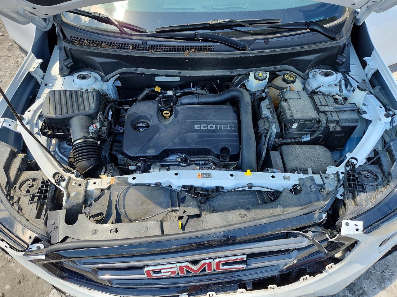 2019 Gmc Terrain Sle White vin: 3GKALMEV5KL107224