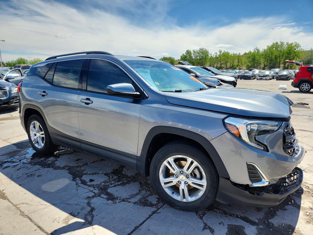 2019 Gmc Terrain Sle Gray vin: 3GKALMEV5KL150221