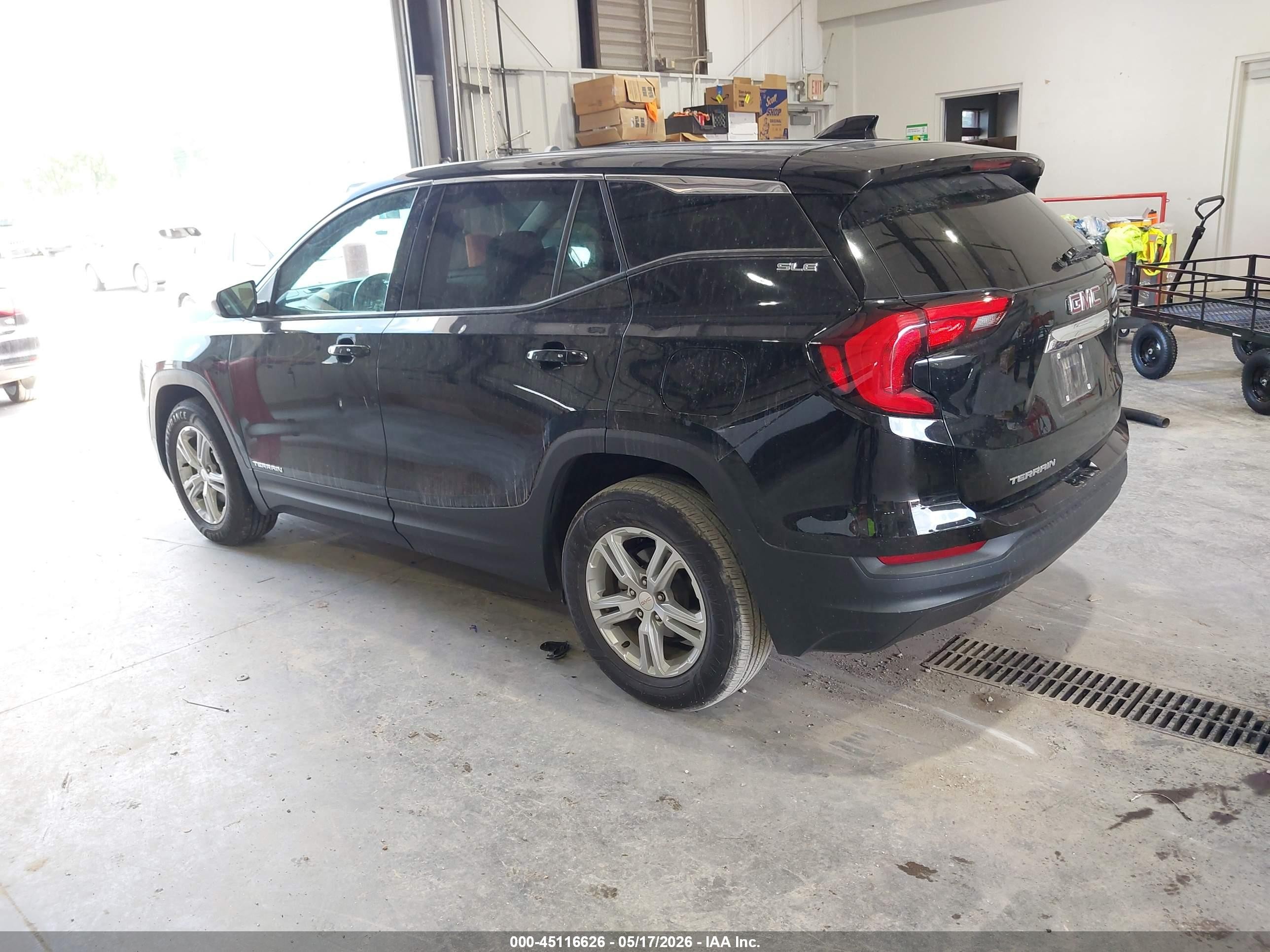 2020 Gmc Terrain Fwd Sle Black vin: 3GKALMEV5LL342286