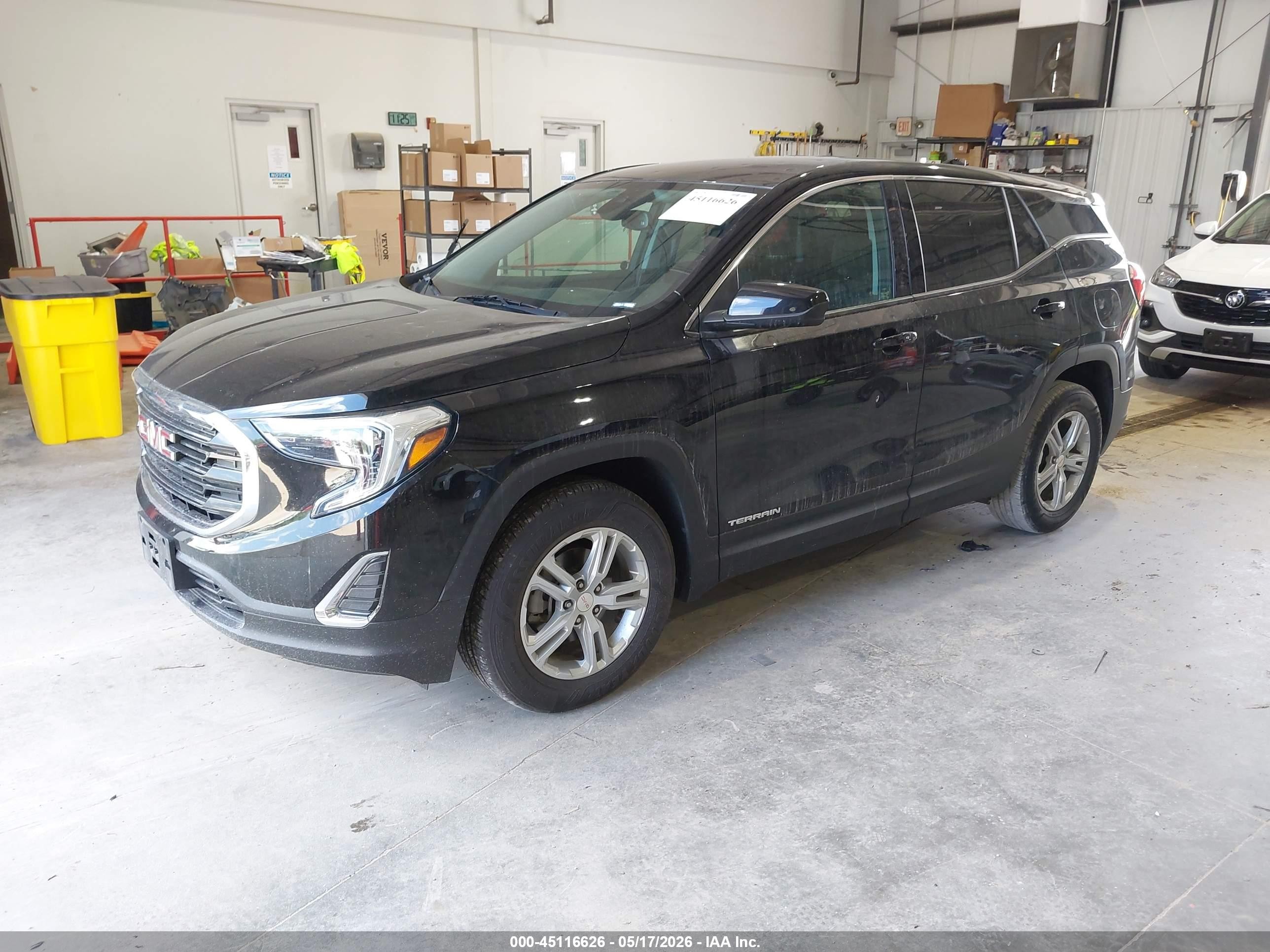 2020 Gmc Terrain Fwd Sle Black vin: 3GKALMEV5LL342286