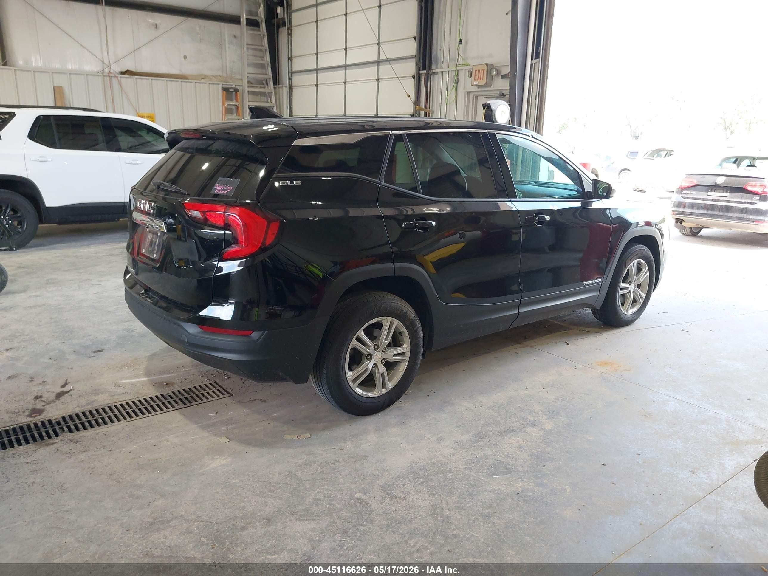 2020 Gmc Terrain Fwd Sle Black vin: 3GKALMEV5LL342286