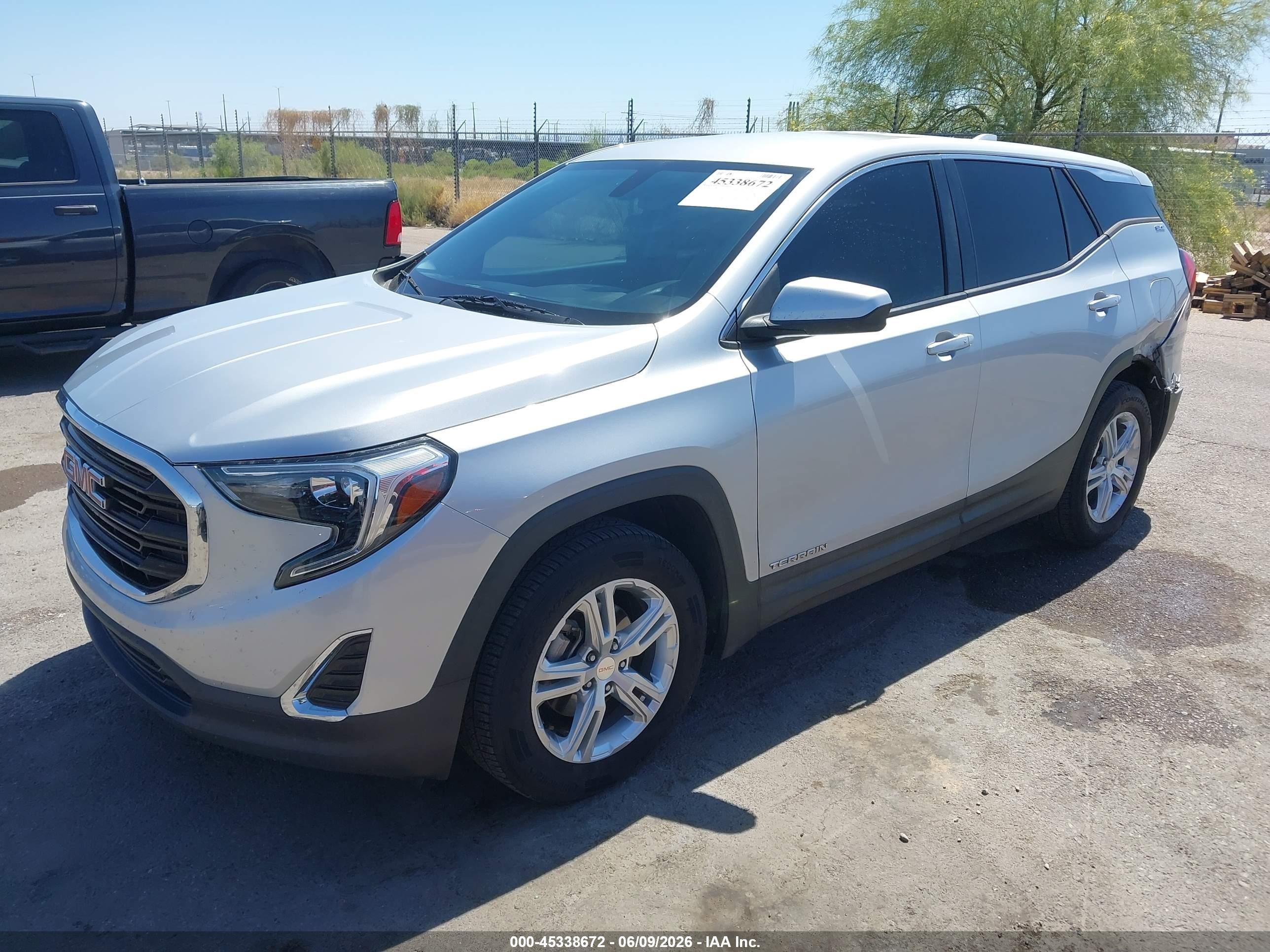 2018 Gmc Terrain Sle Silver vin: 3GKALMEV6JL295363