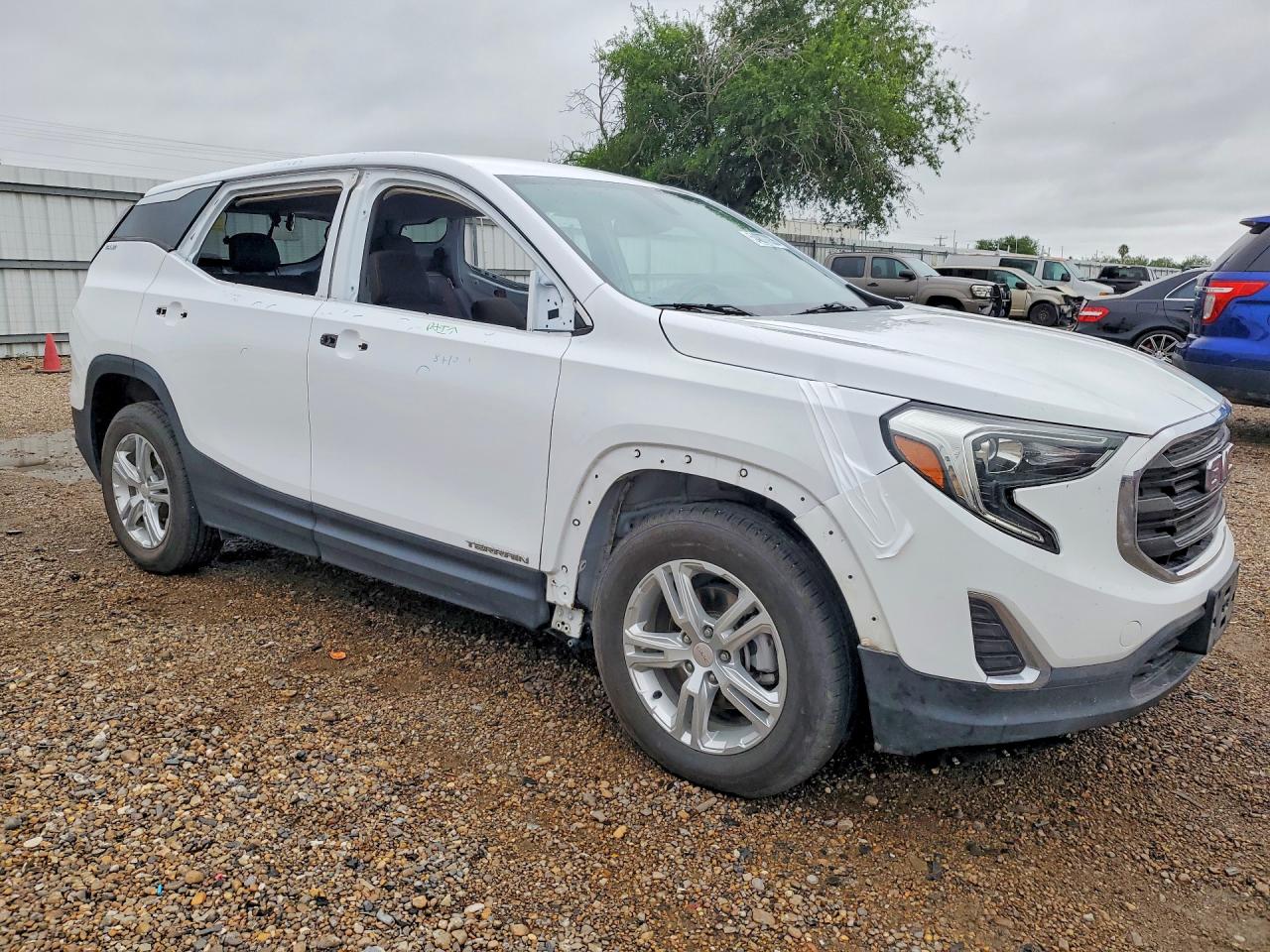 2019 Gmc Terrain Sle White vin: 3GKALMEV6KL115963