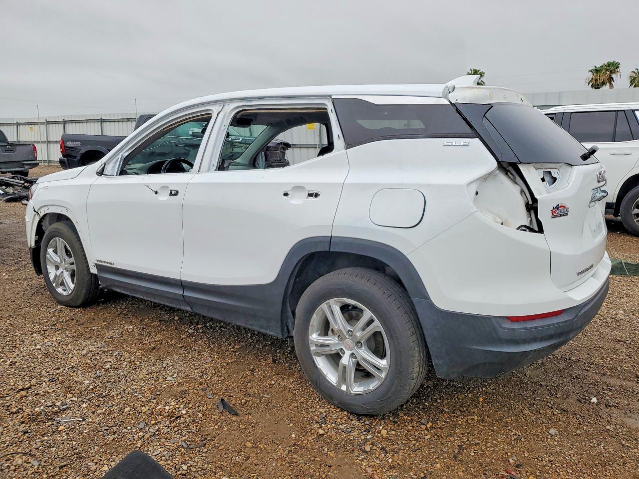 2019 Gmc Terrain Sle White vin: 3GKALMEV6KL115963