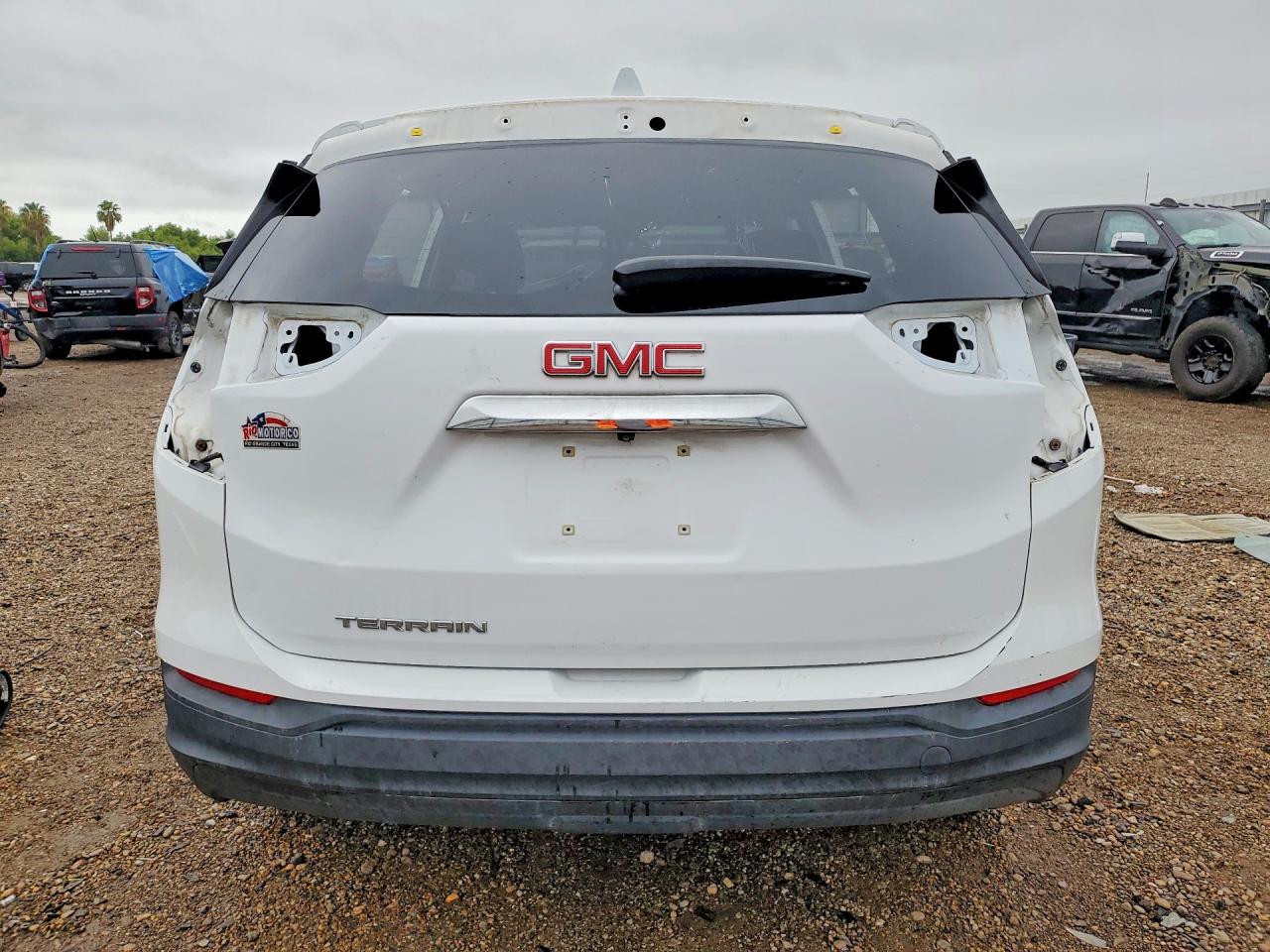 2019 Gmc Terrain Sle White vin: 3GKALMEV6KL115963