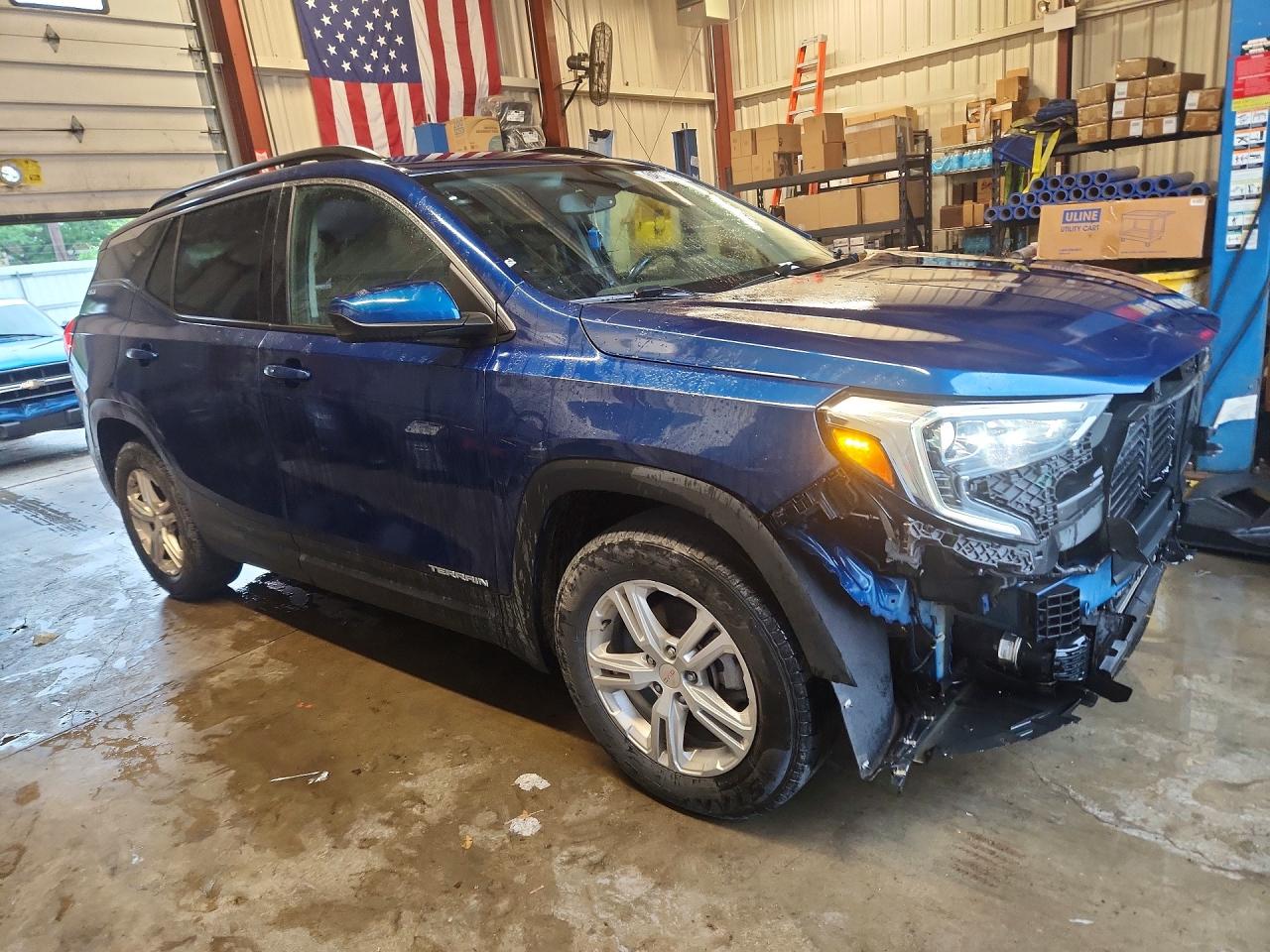 2019 Gmc Terrain Sle Blue vin: 3GKALMEV6KL369981