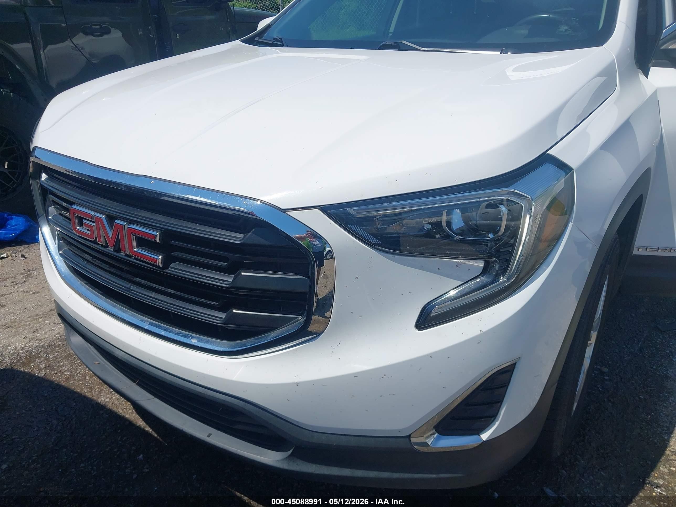 2020 Gmc Terrain Fwd Sle White vin: 3GKALMEV6LL149080