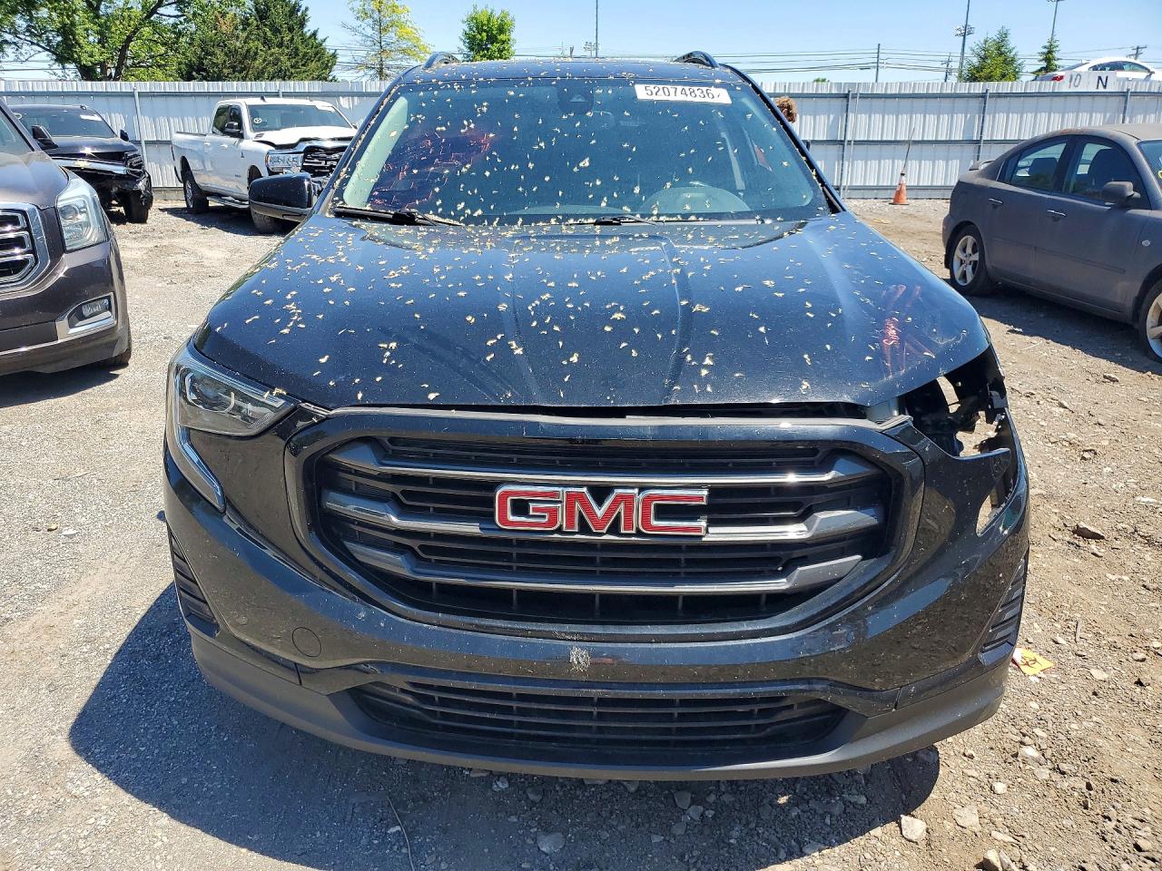 2020 Gmc Terrain Sle Черный vin: 3GKALMEV6LL225607
