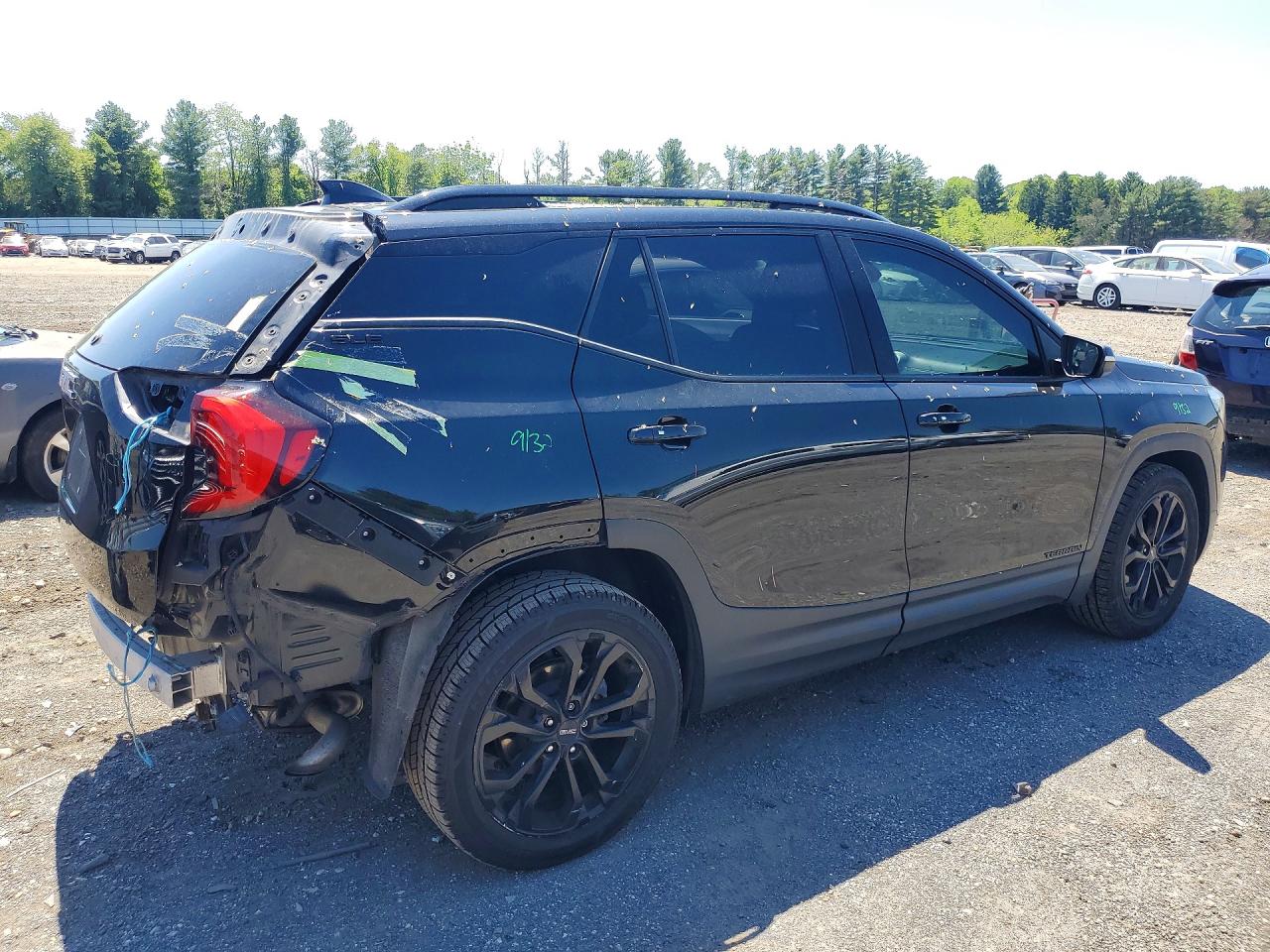 2020 Gmc Terrain Sle Черный vin: 3GKALMEV6LL225607