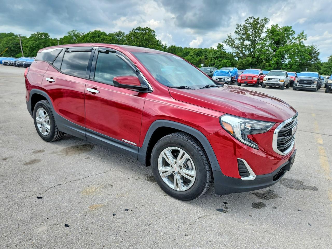 2018 Gmc Terrain Sle Red vin: 3GKALMEV7JL330332