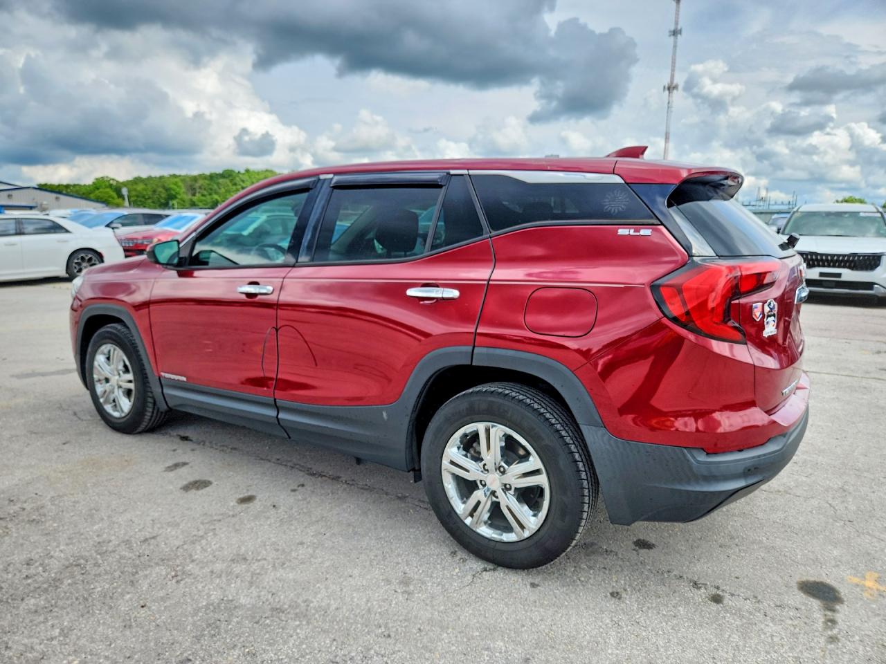 2018 Gmc Terrain Sle Red vin: 3GKALMEV7JL330332