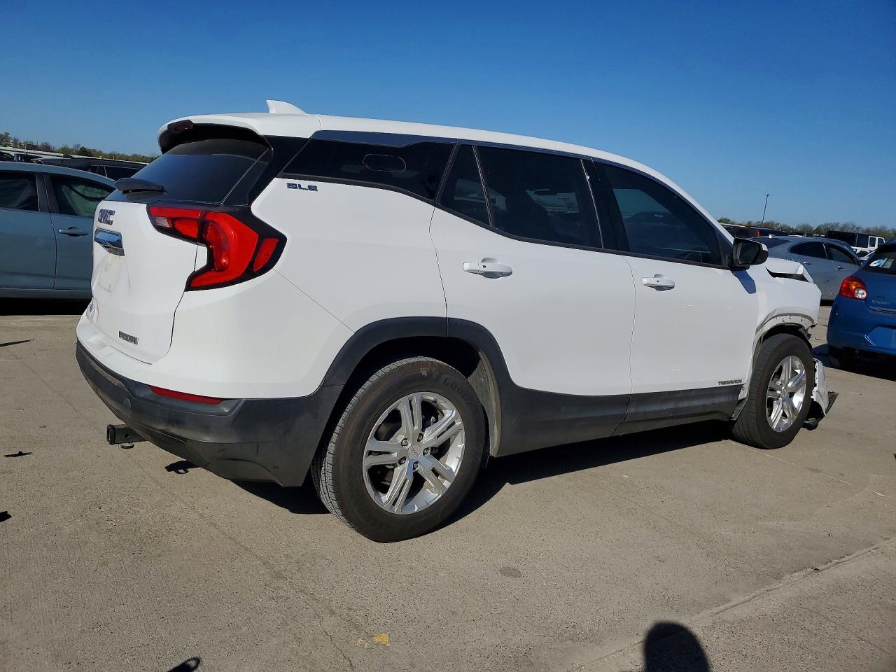 2019 Gmc Terrain Sle White vin: 3GKALMEV7KL200875