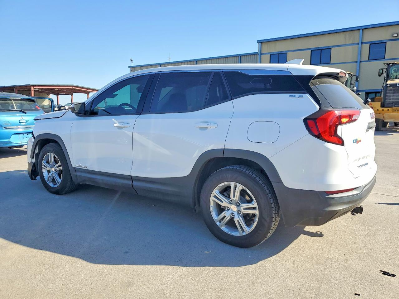2019 Gmc Terrain Sle White vin: 3GKALMEV7KL200875