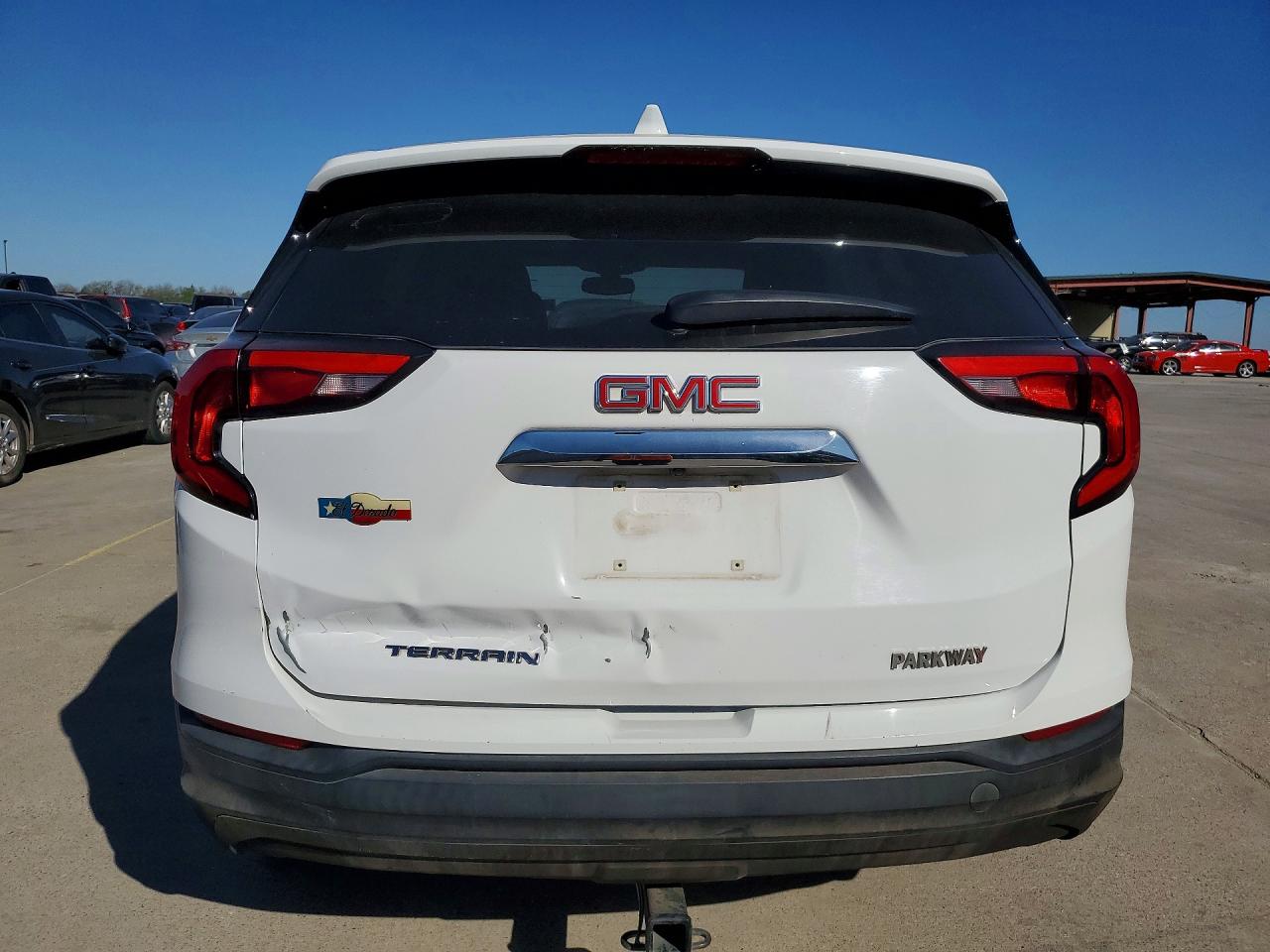 2019 Gmc Terrain Sle White vin: 3GKALMEV7KL200875