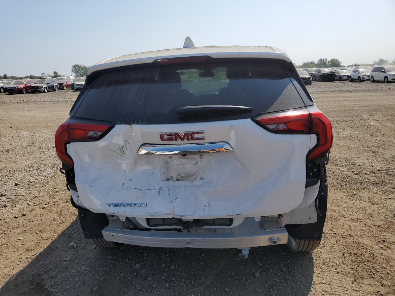 2020 Gmc Terrain Sle White vin: 3GKALMEV7LL310083