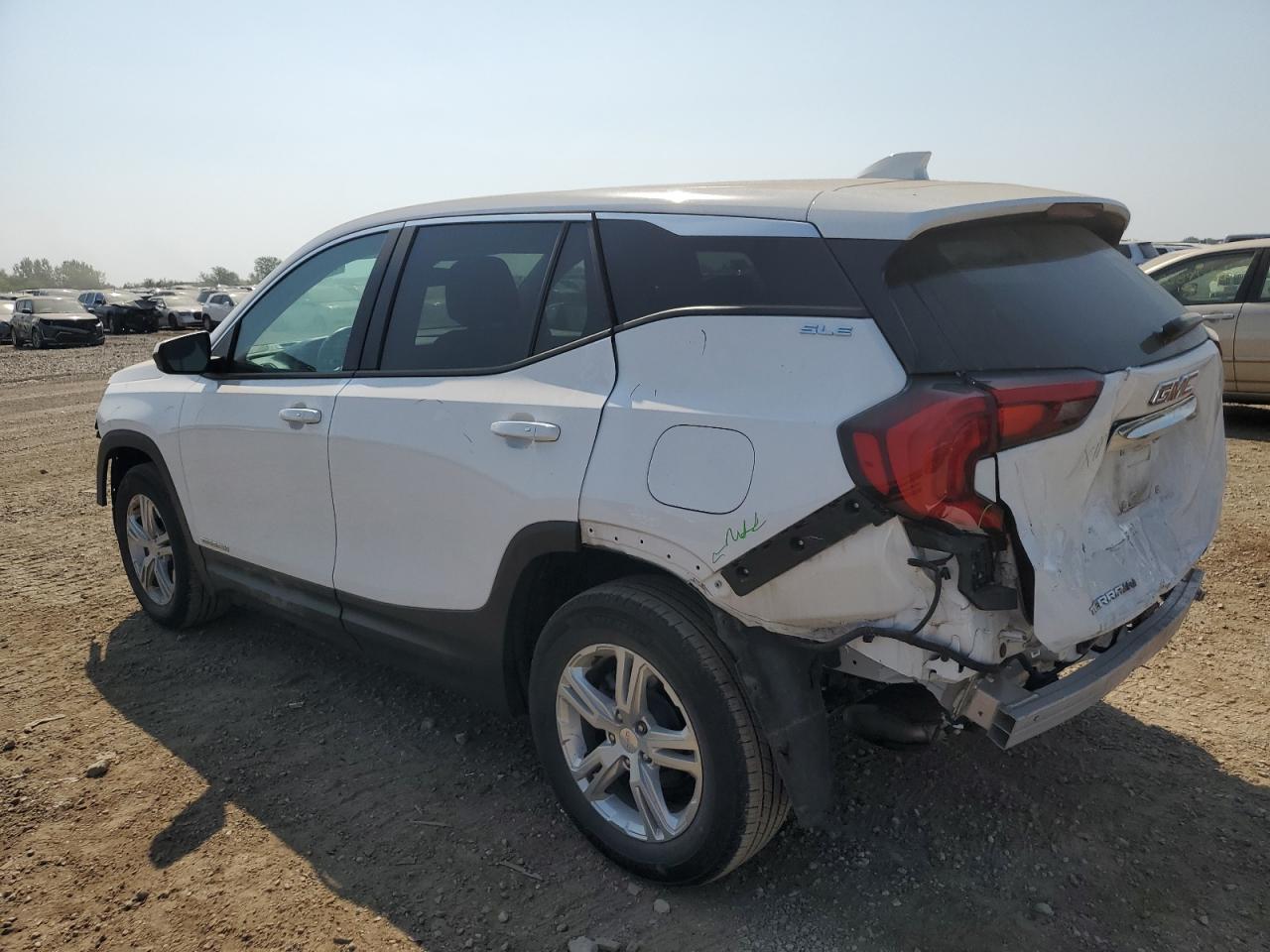 2020 Gmc Terrain Sle White vin: 3GKALMEV7LL310083