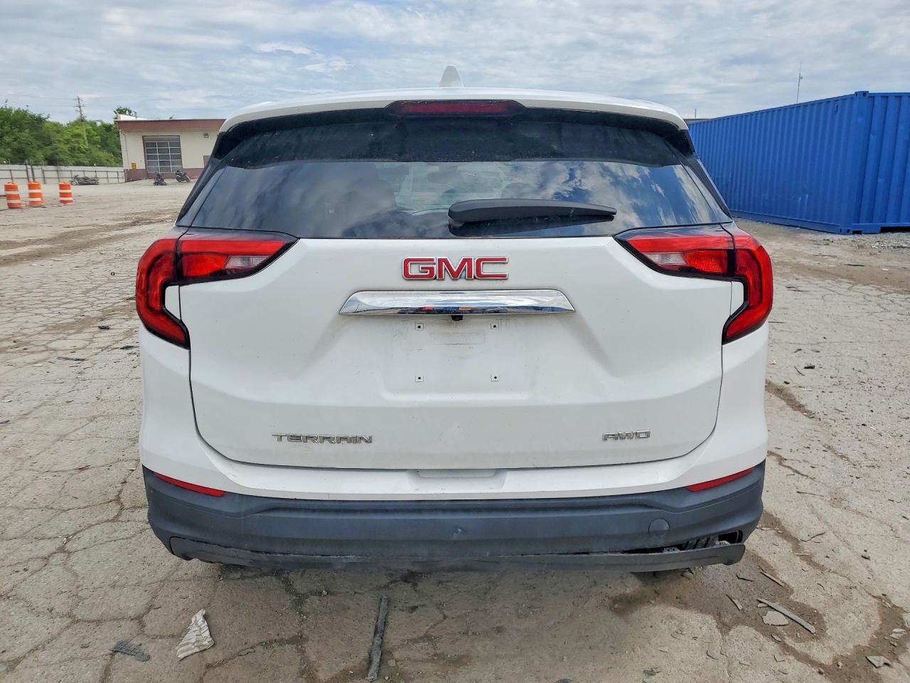 2020 Gmc Terrain Sle White vin: 3GKALMEV7LL310083