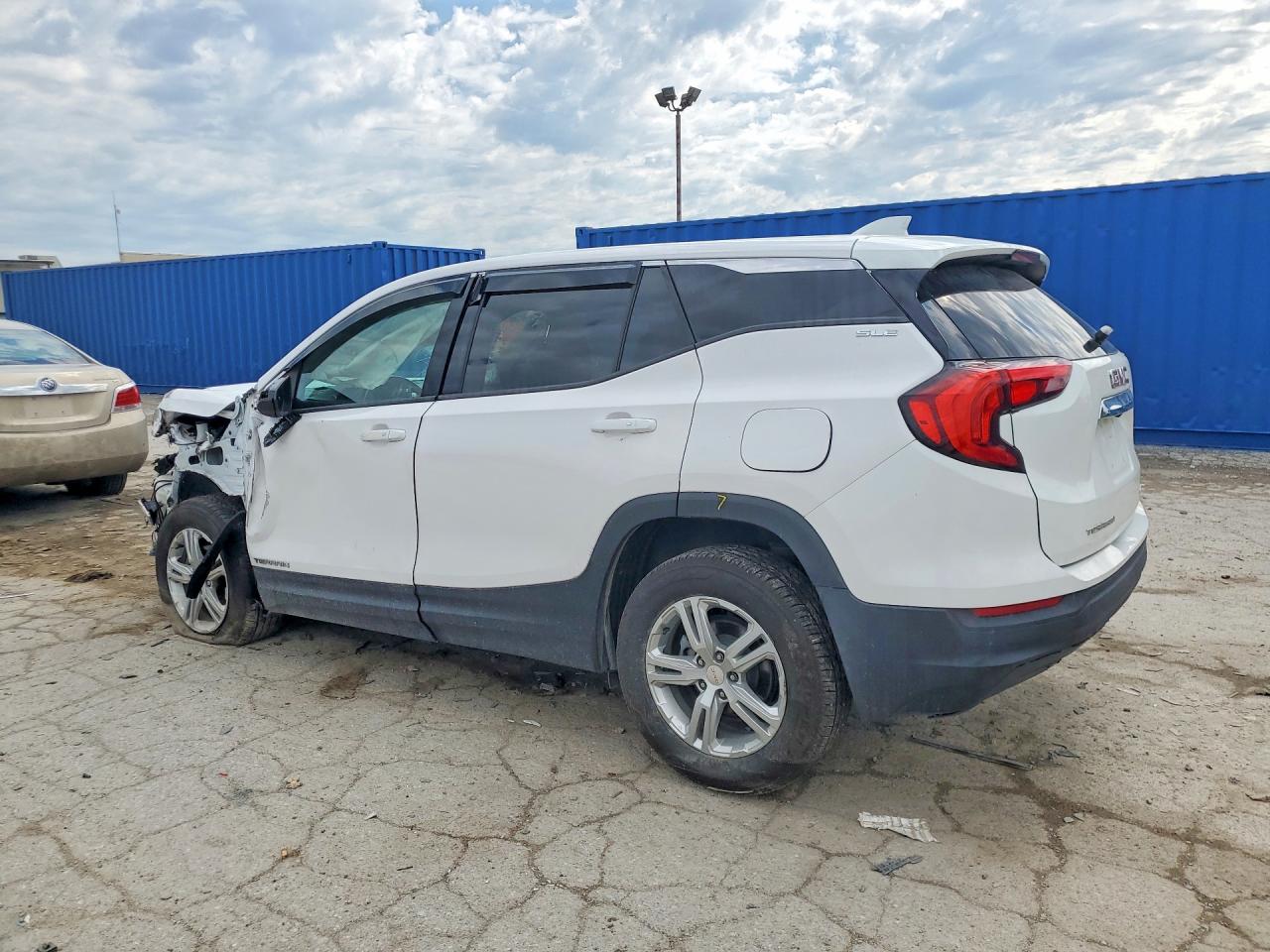2020 Gmc Terrain Sle White vin: 3GKALMEV7LL310083