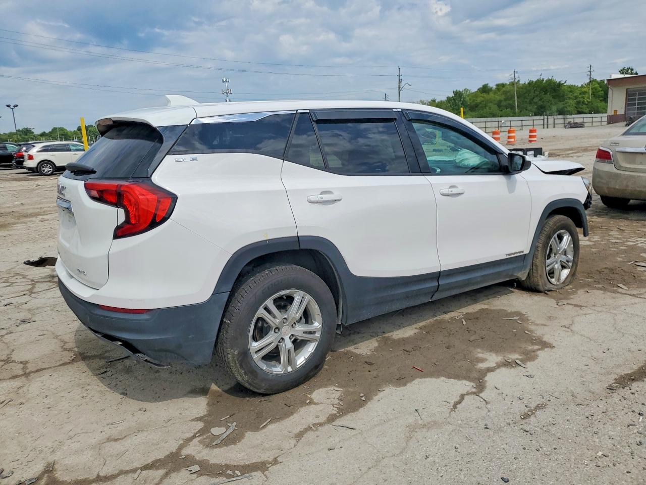 2020 Gmc Terrain Sle White vin: 3GKALMEV7LL310083