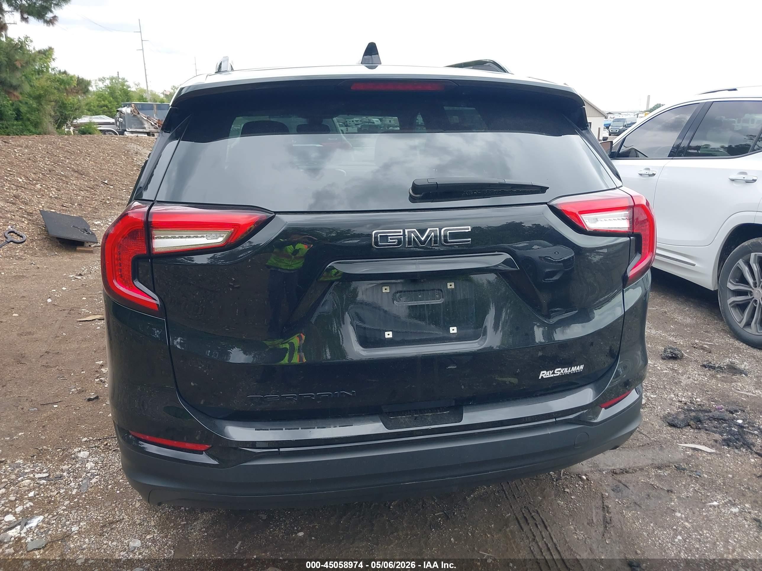 2022 Gmc Terrain Fwd Sle Черный vin: 3GKALMEV7NL256402