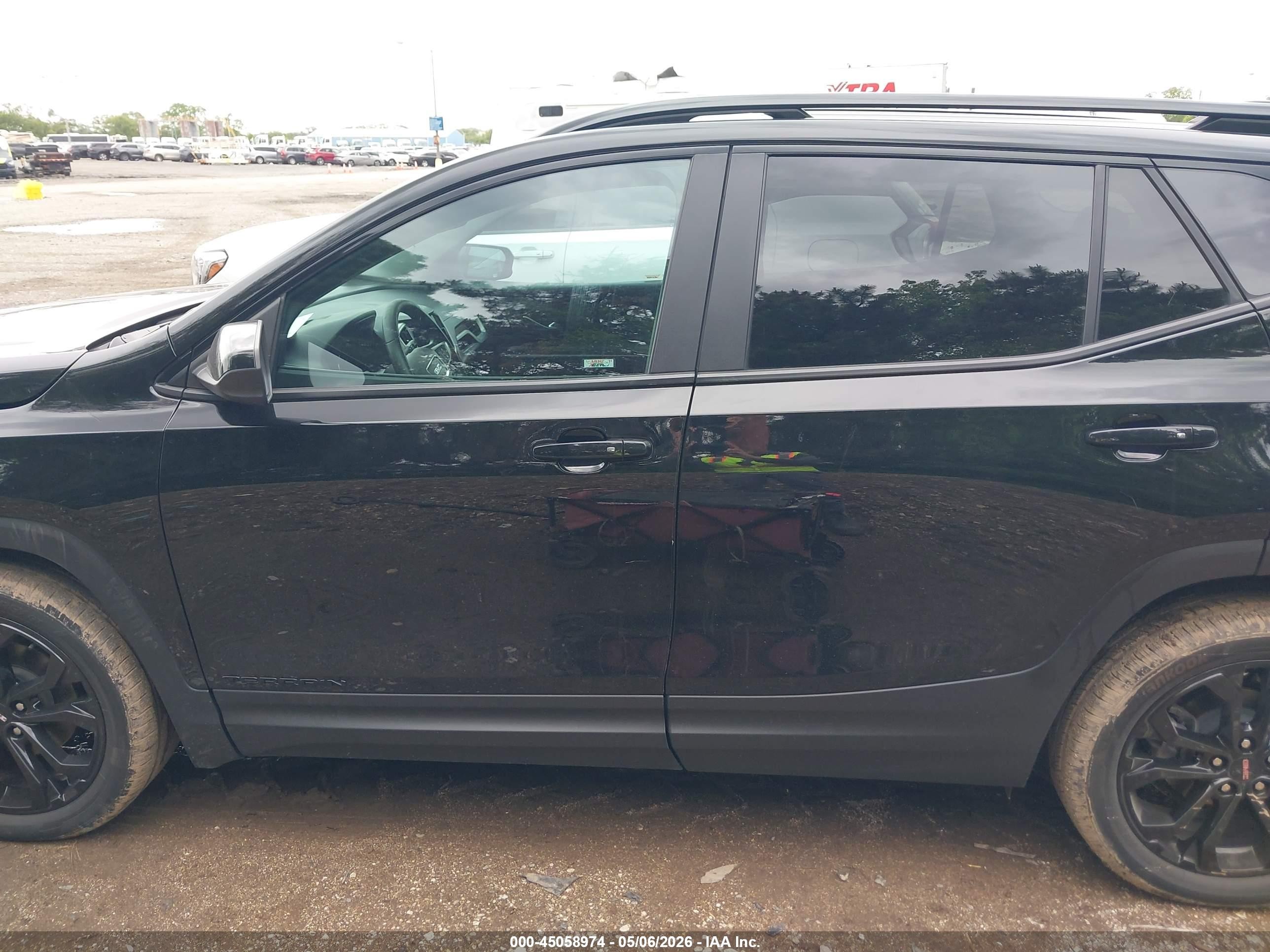 2022 Gmc Terrain Fwd Sle Черный vin: 3GKALMEV7NL256402