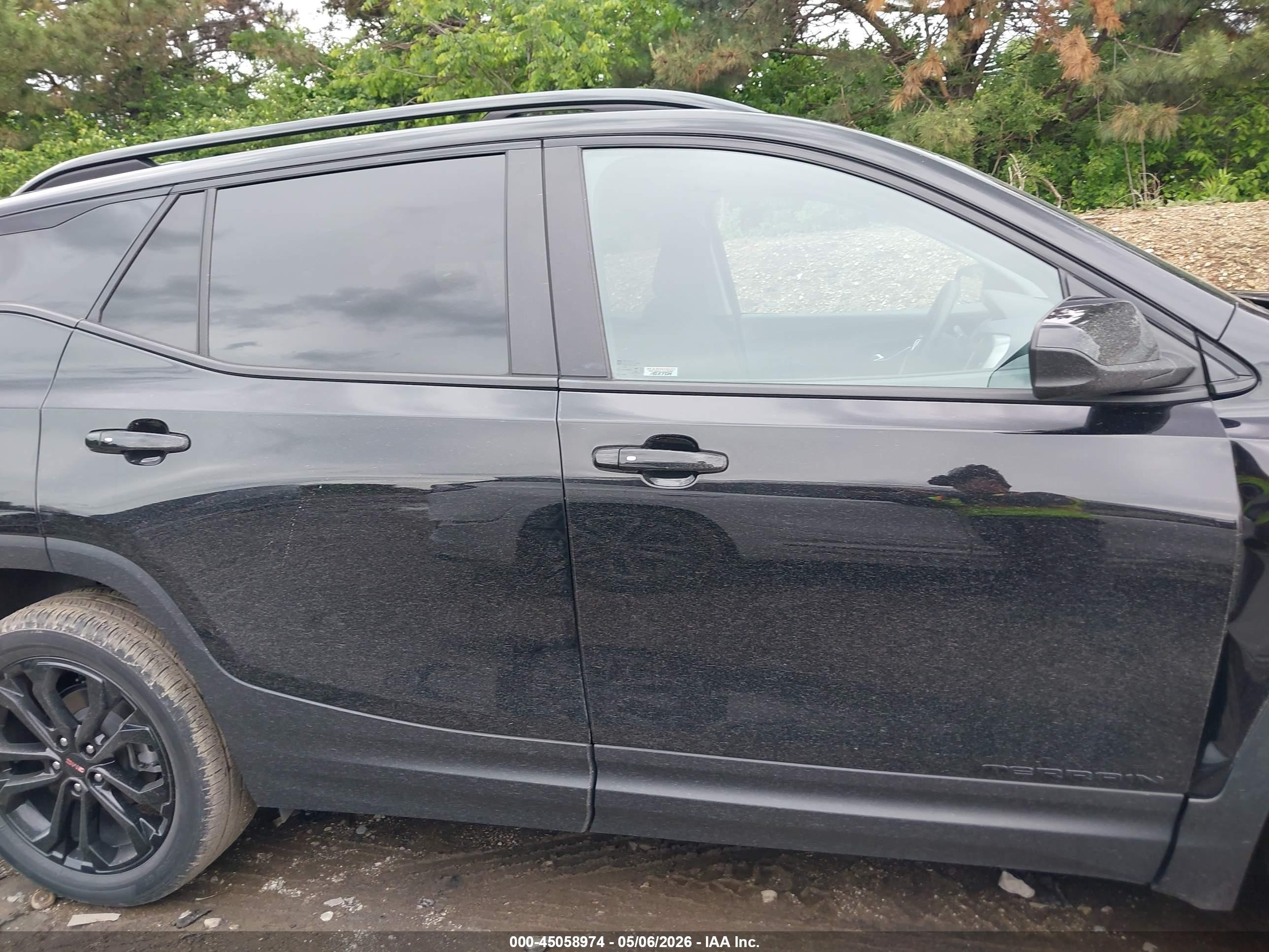 2022 Gmc Terrain Fwd Sle Черный vin: 3GKALMEV7NL256402