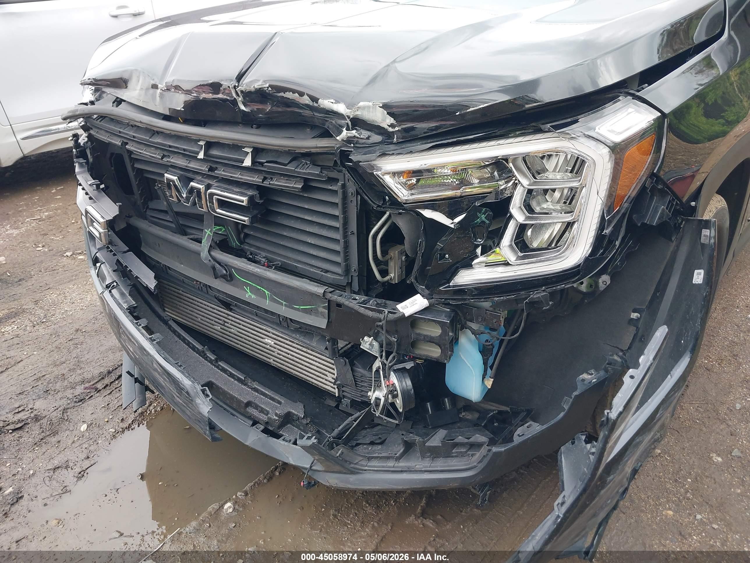 2022 Gmc Terrain Fwd Sle Черный vin: 3GKALMEV7NL256402