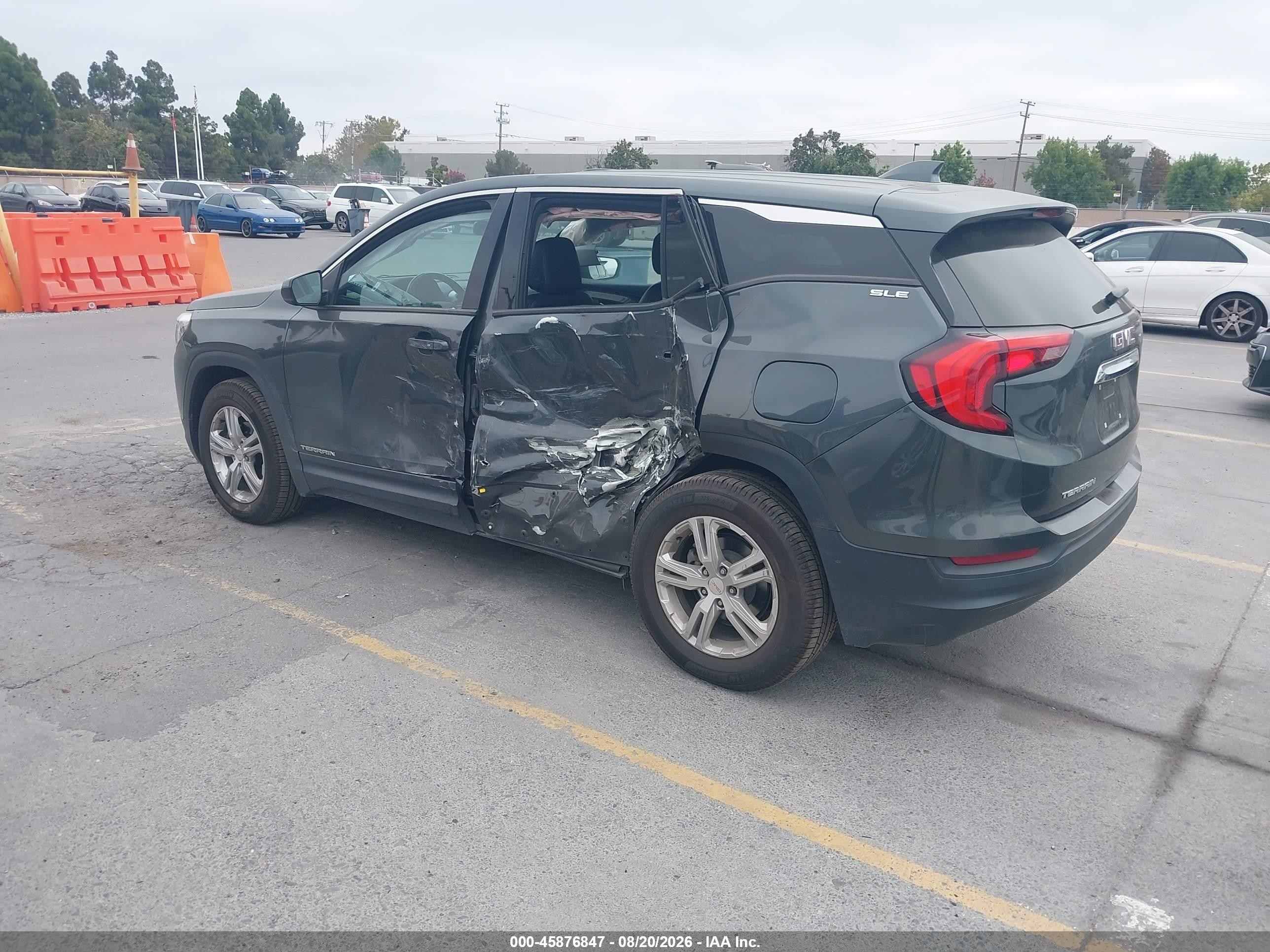 2019 Gmc Terrain Sle Gray vin: 3GKALMEV8KL150035