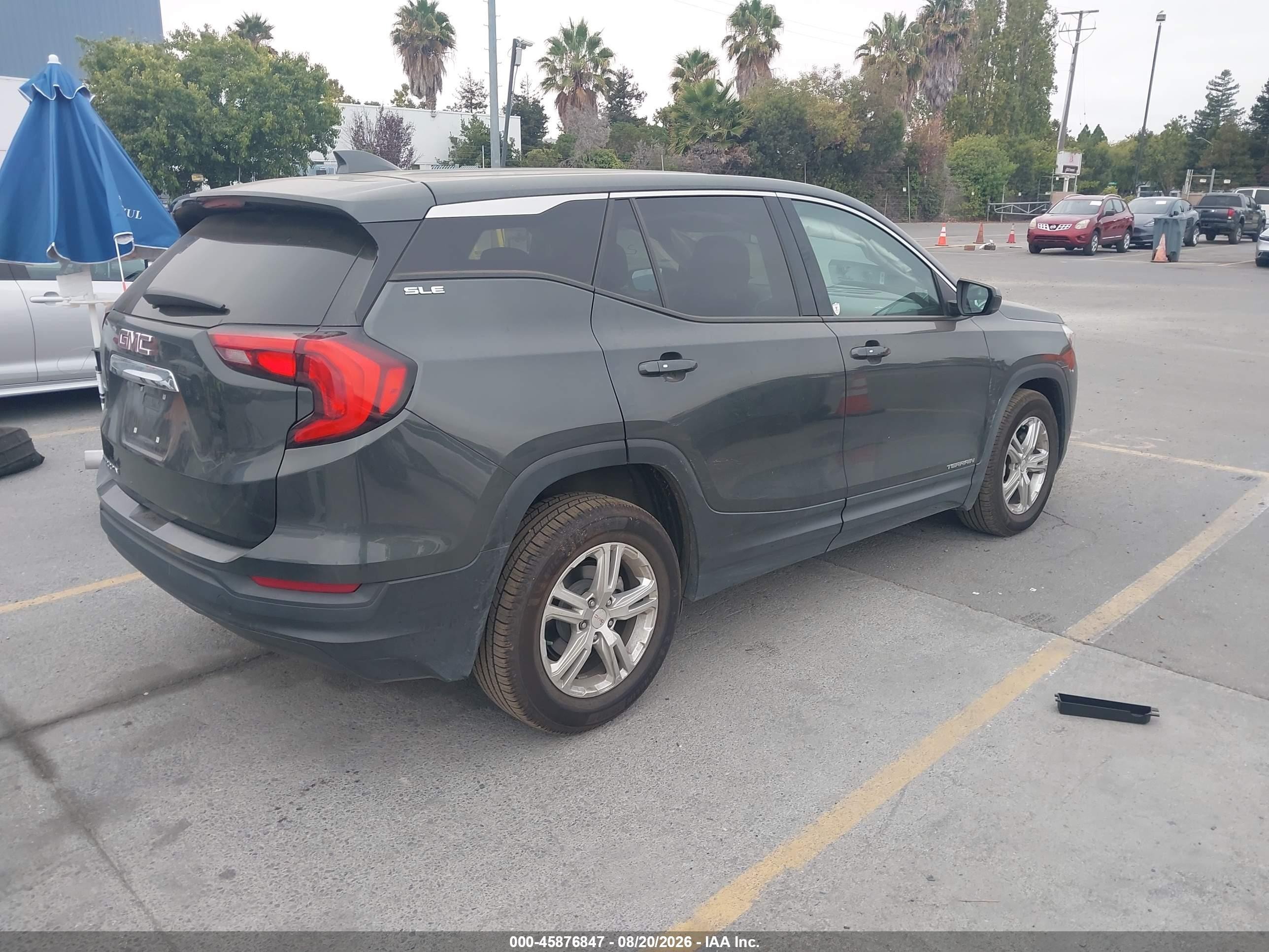 2019 Gmc Terrain Sle Gray vin: 3GKALMEV8KL150035