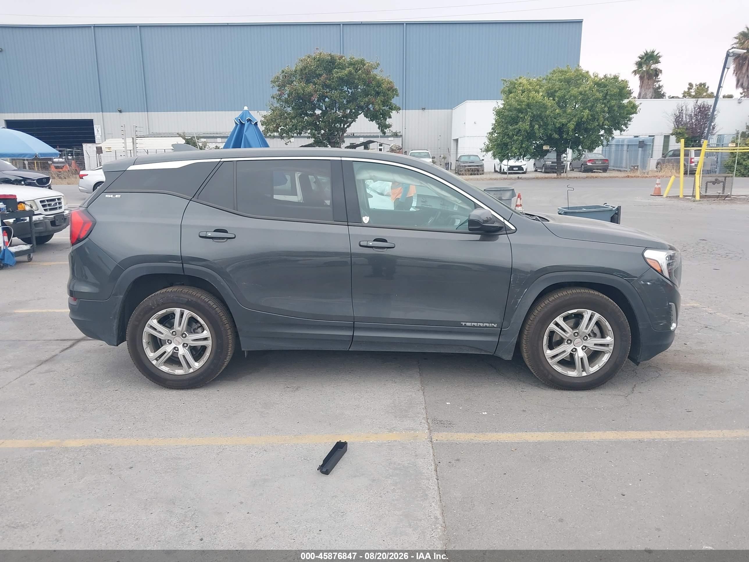 2019 Gmc Terrain Sle Gray vin: 3GKALMEV8KL150035