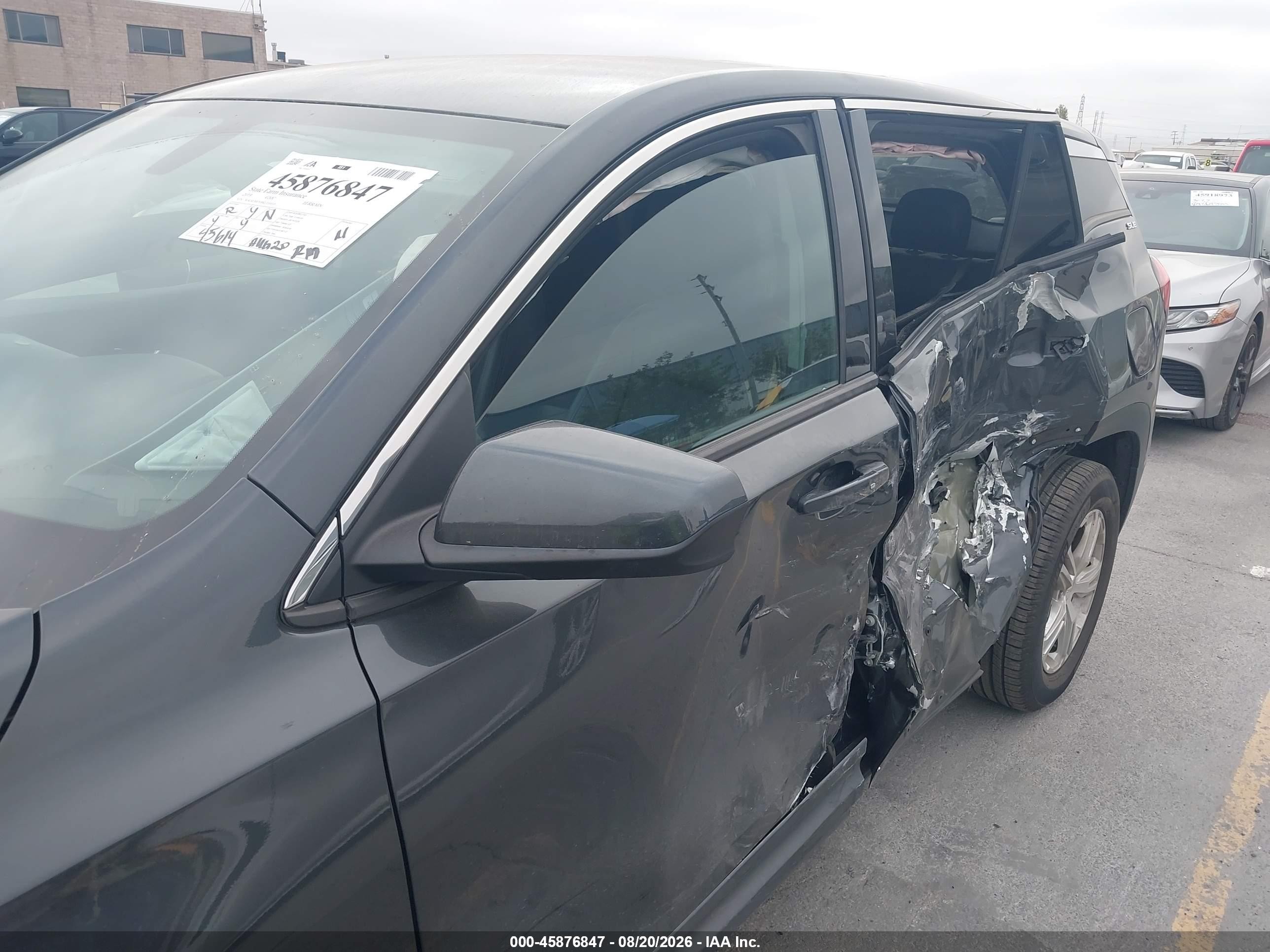 2019 Gmc Terrain Sle Gray vin: 3GKALMEV8KL150035