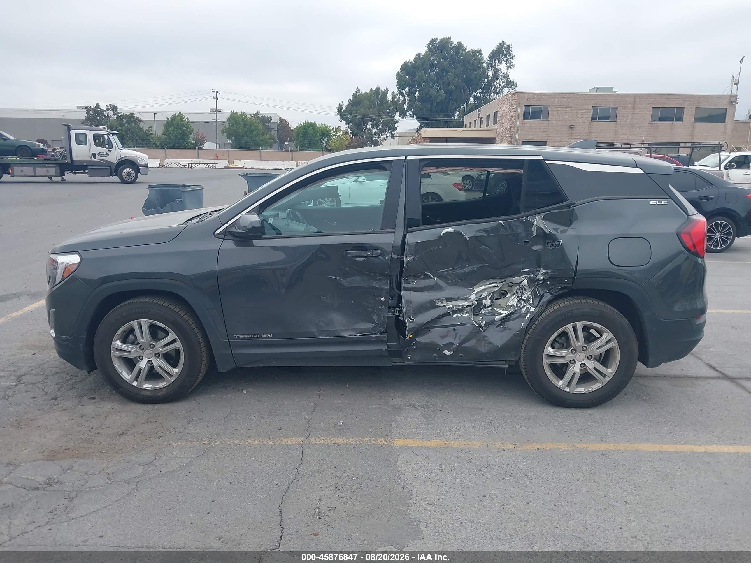 2019 Gmc Terrain Sle Gray vin: 3GKALMEV8KL150035