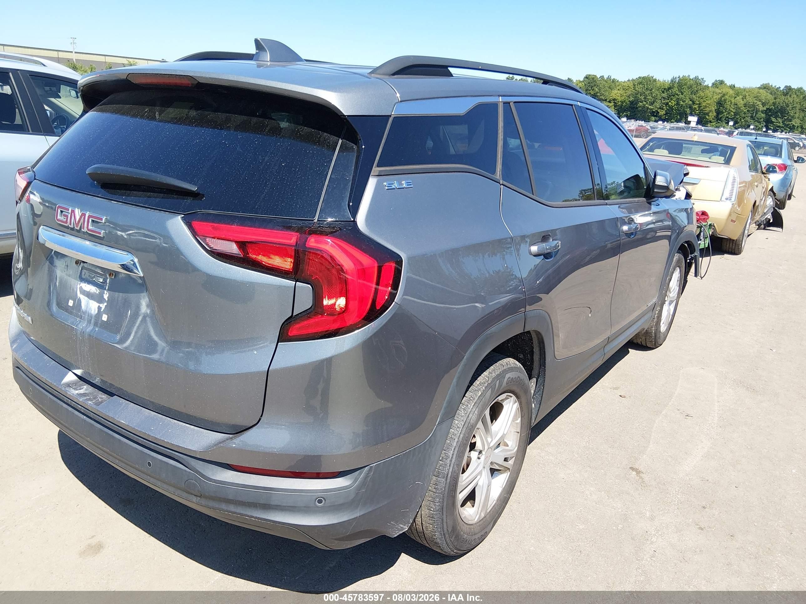 2019 Gmc Terrain Sle Black vin: 3GKALMEV8KL373868