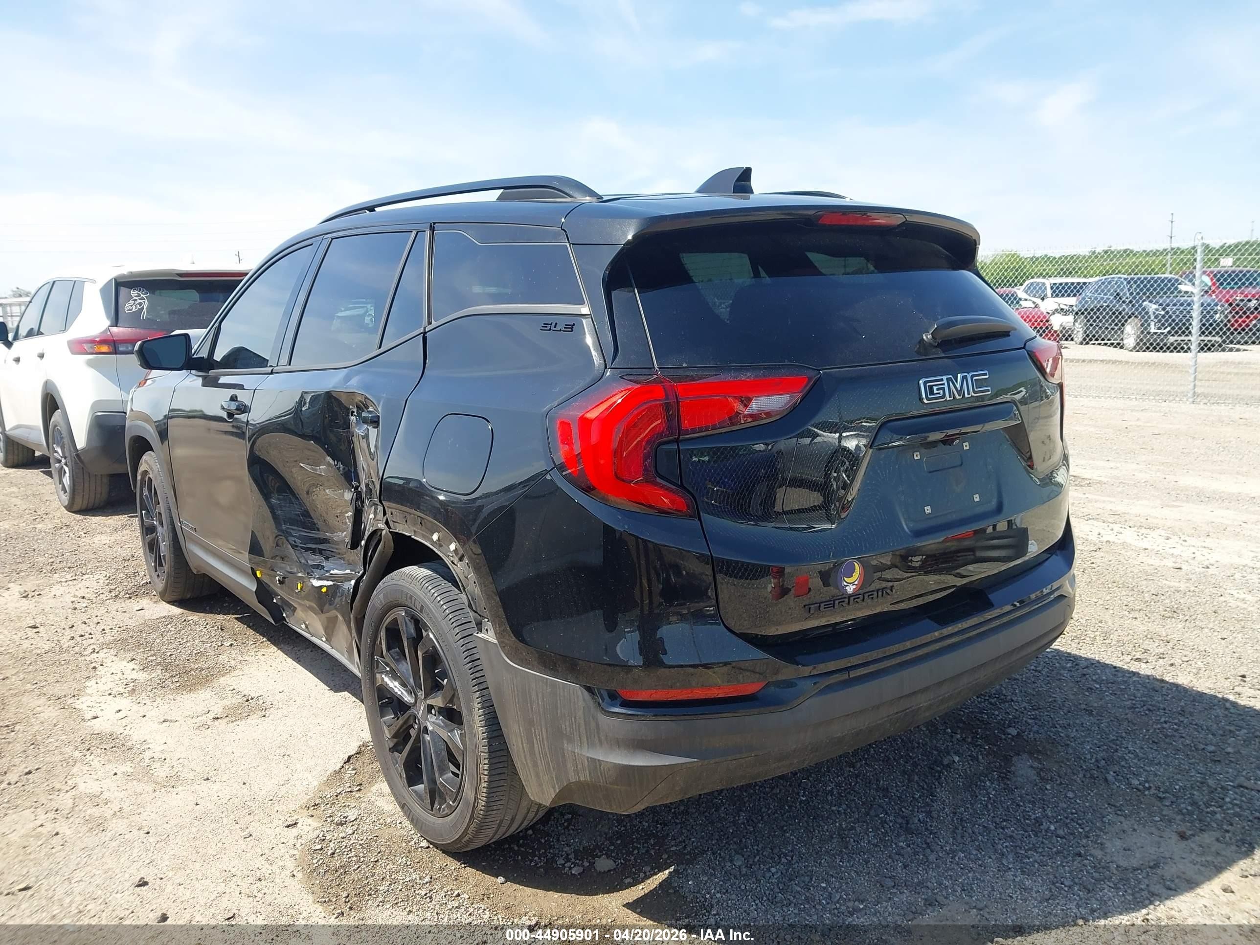 2020 Gmc Terrain Fwd Sle Black vin: 3GKALMEV8LL108921