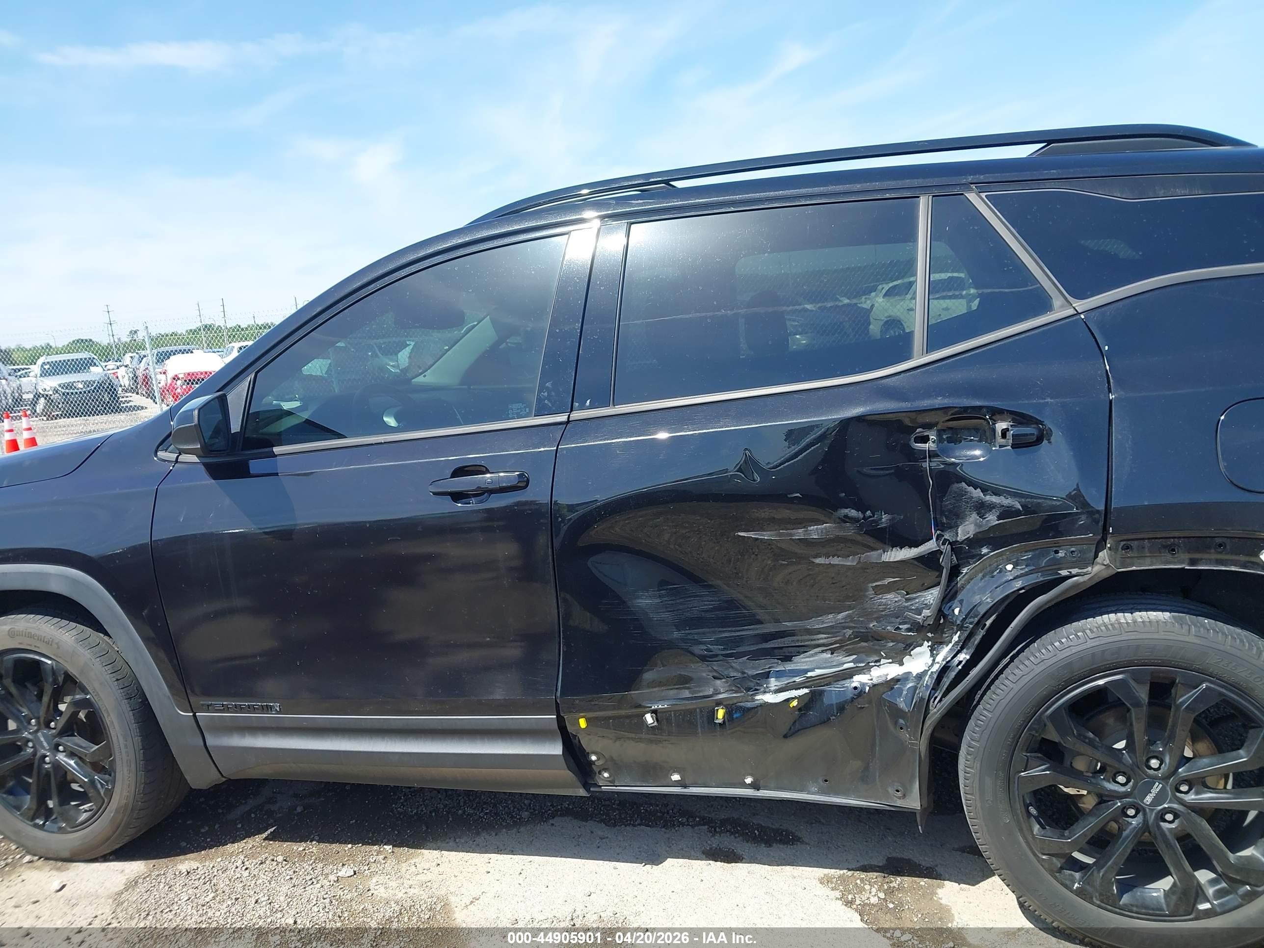 2020 Gmc Terrain Fwd Sle Black vin: 3GKALMEV8LL108921