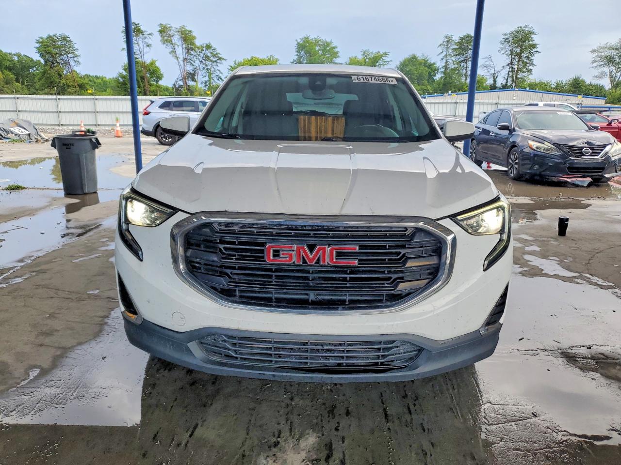 2020 Gmc Terrain Sle White vin: 3GKALMEV8LL144771
