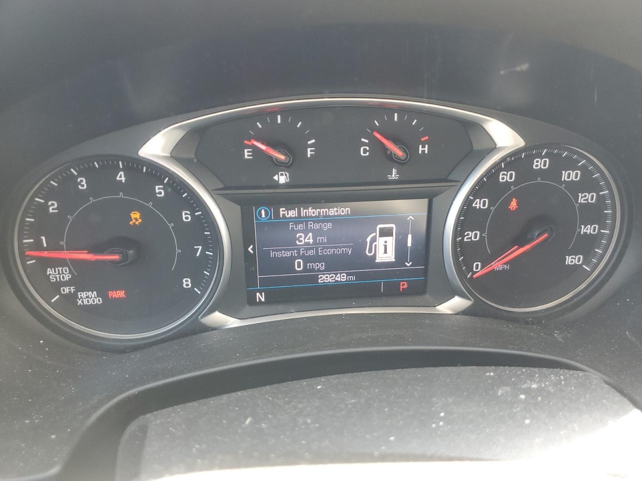 2020 Gmc Terrain Sle Black vin: 3GKALMEV8LL165541 Damage: Warning - Traction Control, On, Unacceptable