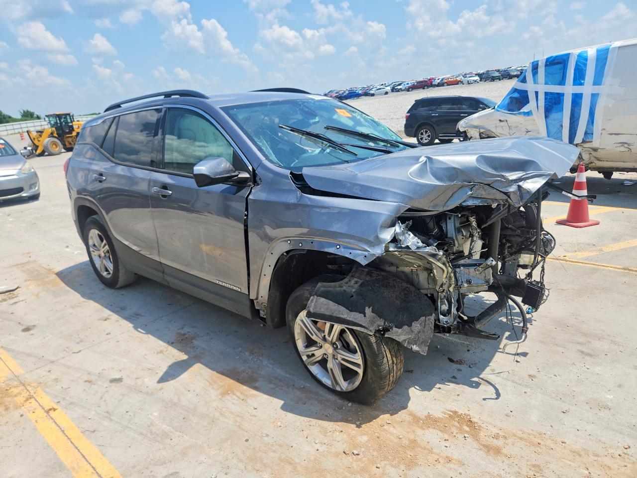 2020 Gmc Terrain Sle Gray vin: 3GKALMEV8LL335848