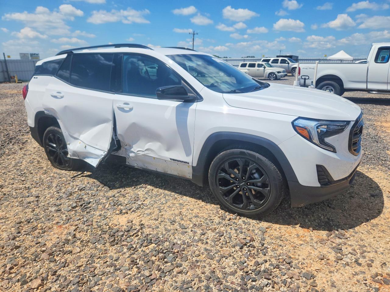 2021 Gmc Terrain White vin: 3GKALMEV8ML377941