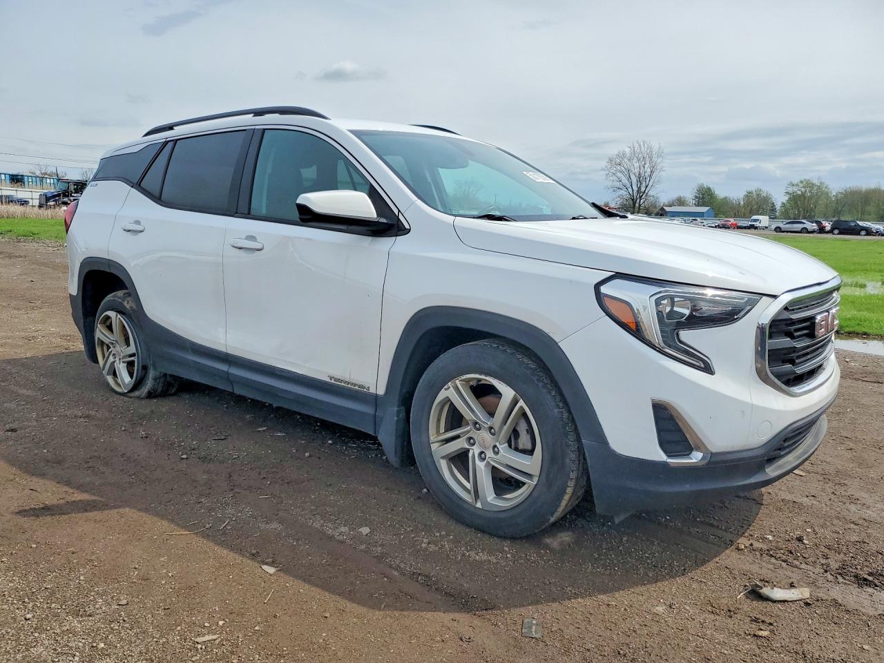 2018 Gmc Terrain Sle White vin: 3GKALMEV9JL178974