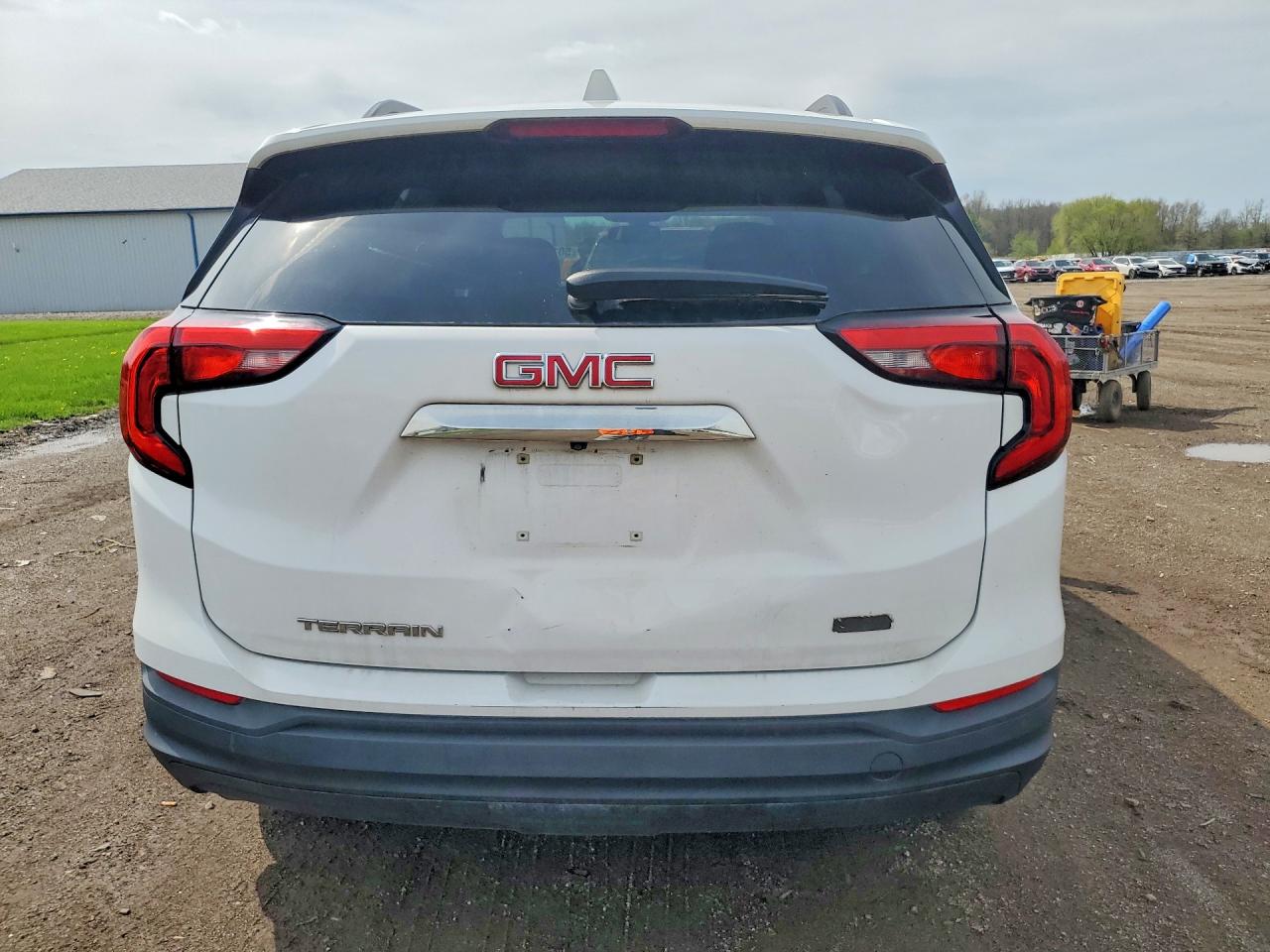 2018 Gmc Terrain Sle White vin: 3GKALMEV9JL178974