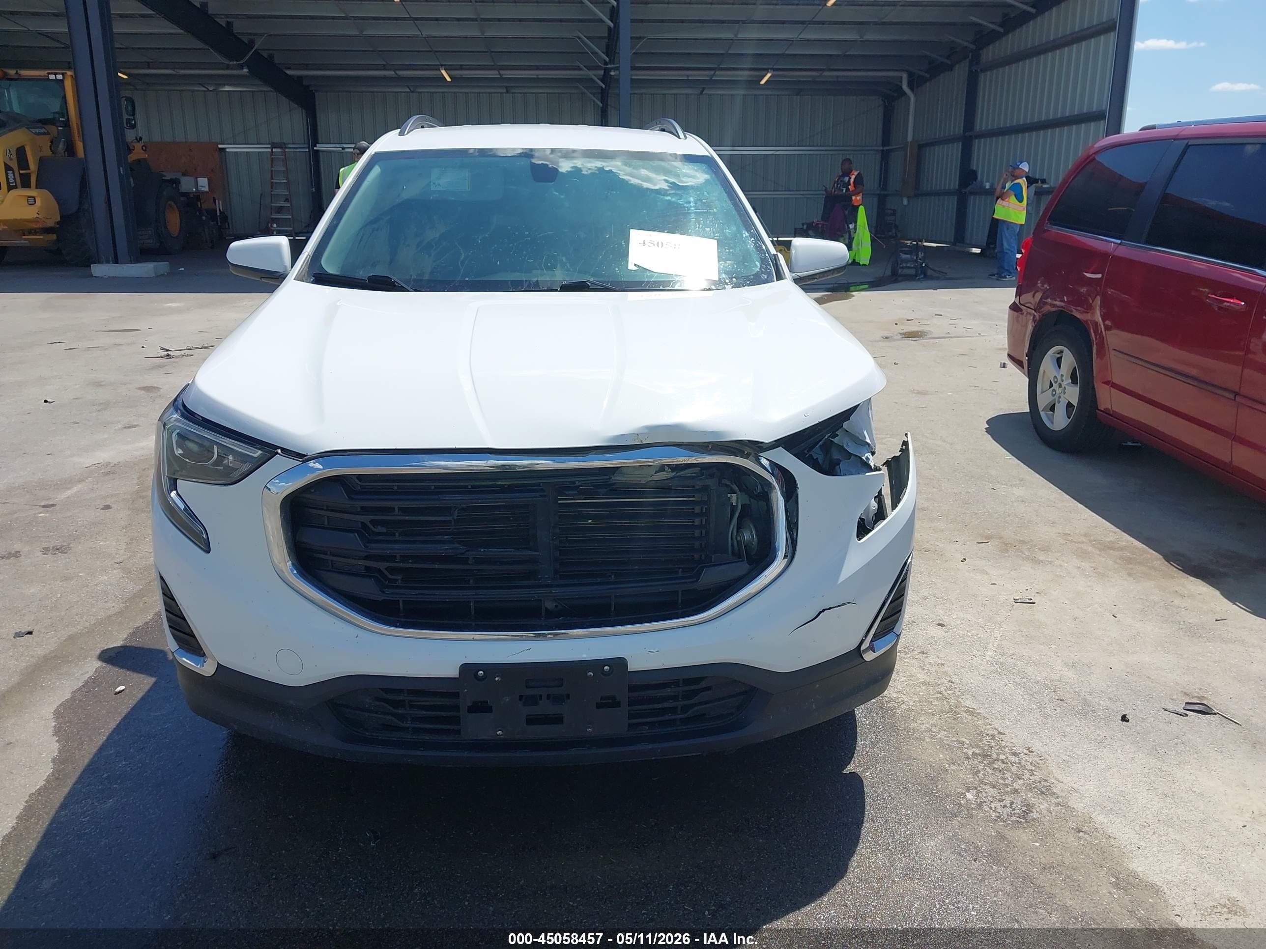 2018 Gmc Terrain Sle White vin: 3GKALMEVXJL404262