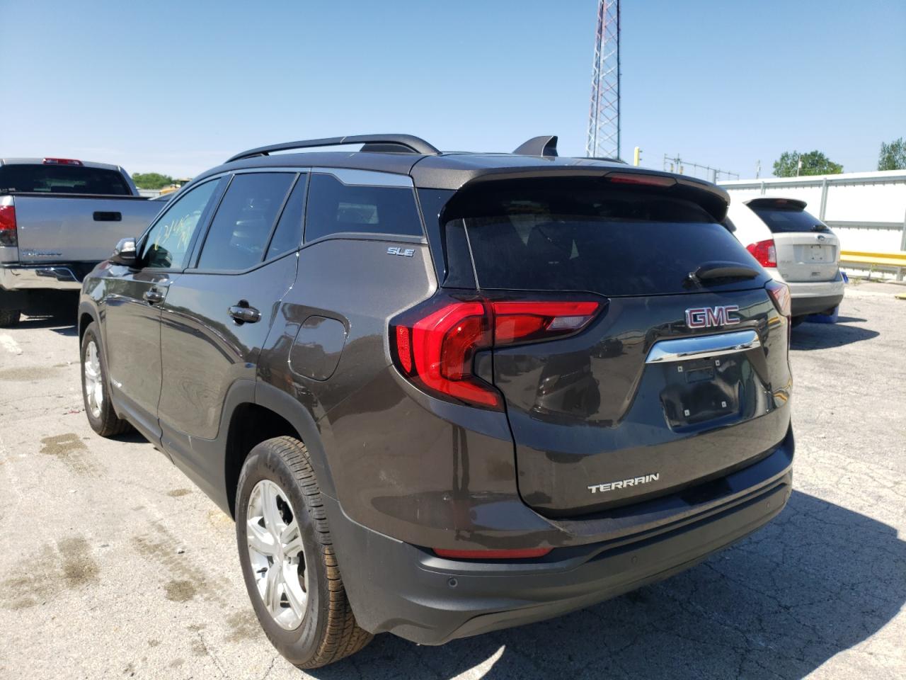 2020 Gmc Terrain Sle Gray vin: 3GKALMEVXLL163810