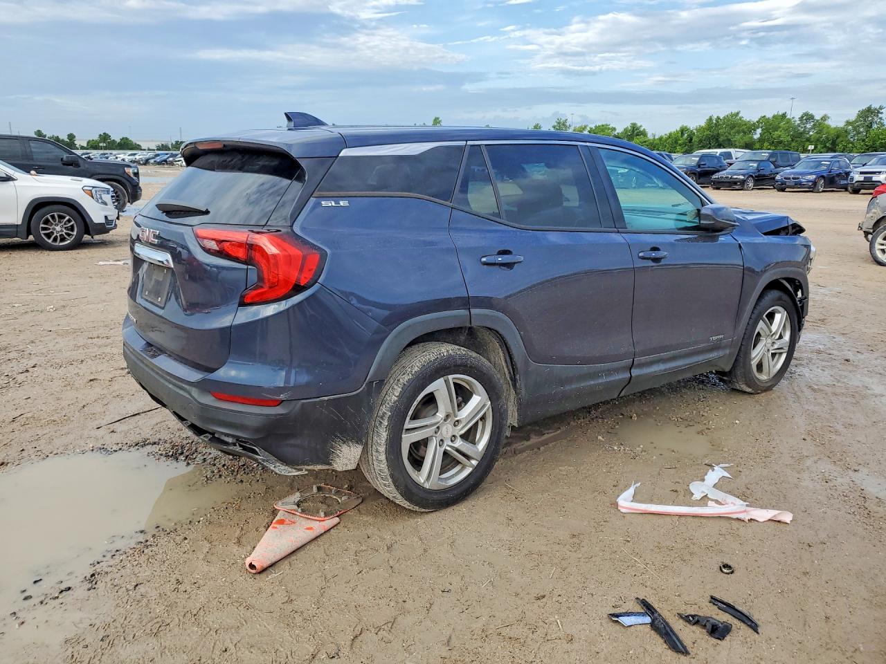 2018 Gmc Terrain Sle Blue vin: 3GKALMEX0JL194594
