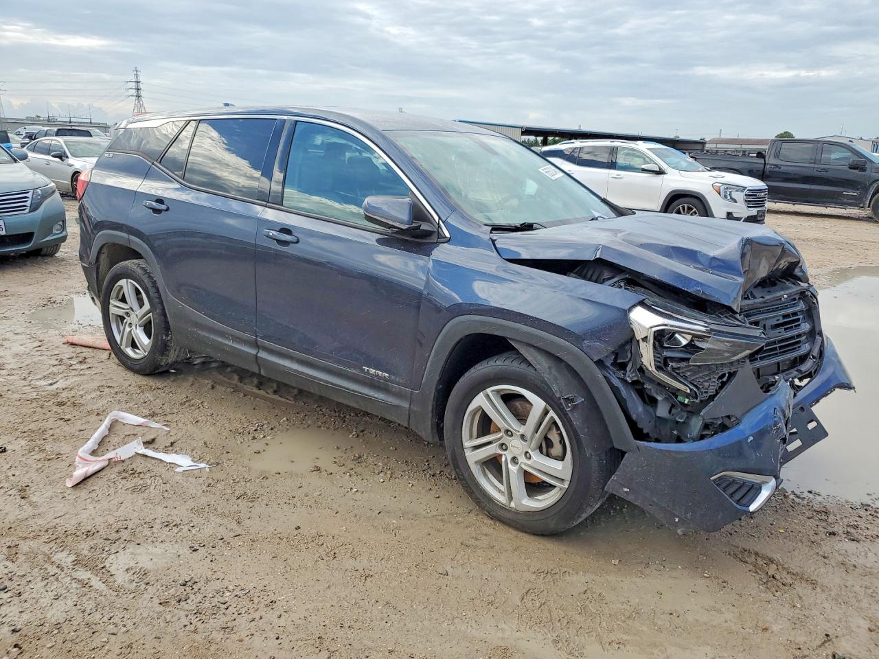 2018 Gmc Terrain Sle Blue vin: 3GKALMEX0JL194594