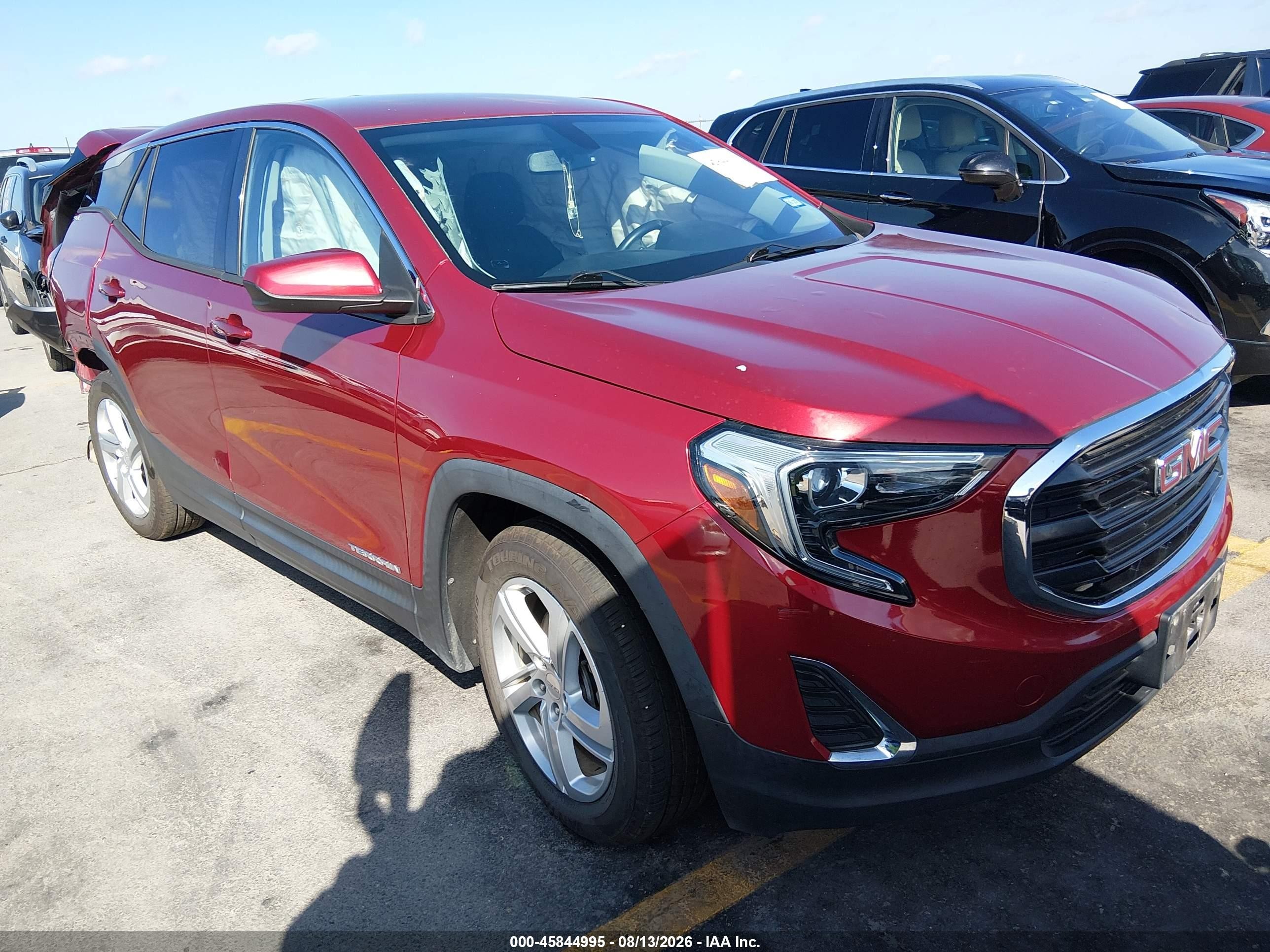 2018 Gmc Terrain Sle Red vin: 3GKALMEX1JL199304