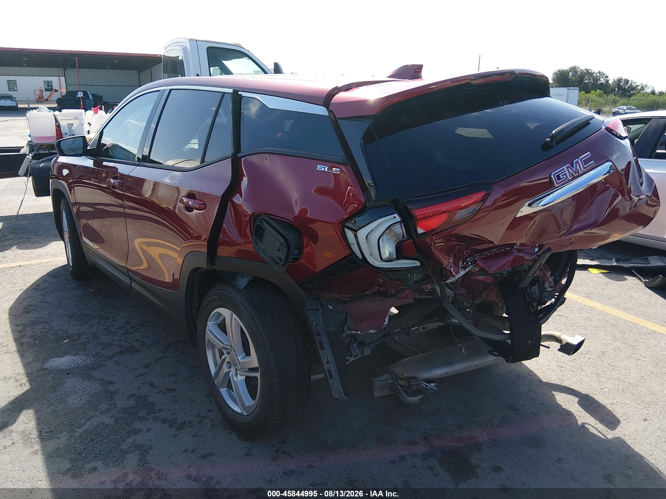 2018 Gmc Terrain Sle Red vin: 3GKALMEX1JL199304