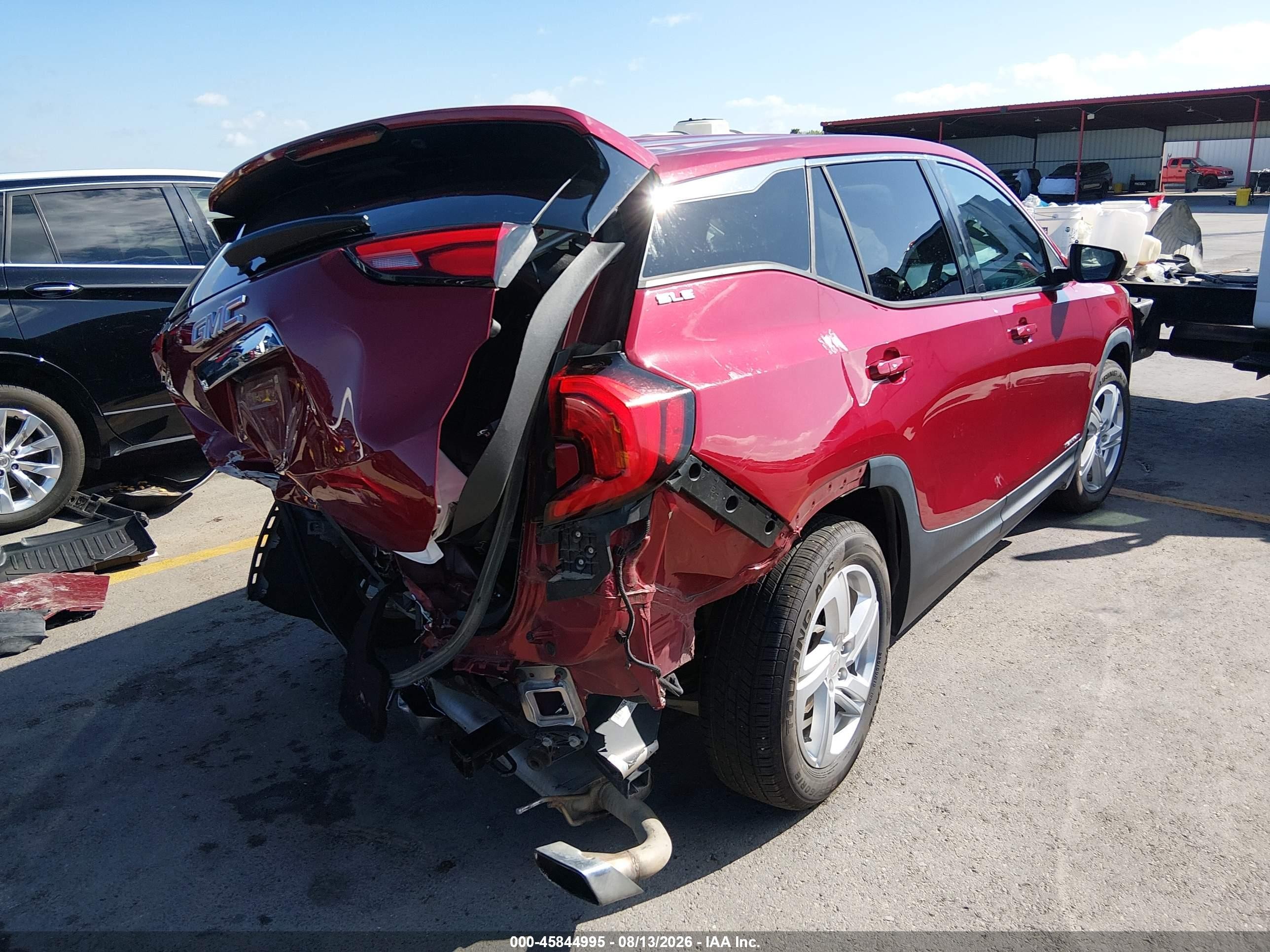 2018 Gmc Terrain Sle Red vin: 3GKALMEX1JL199304