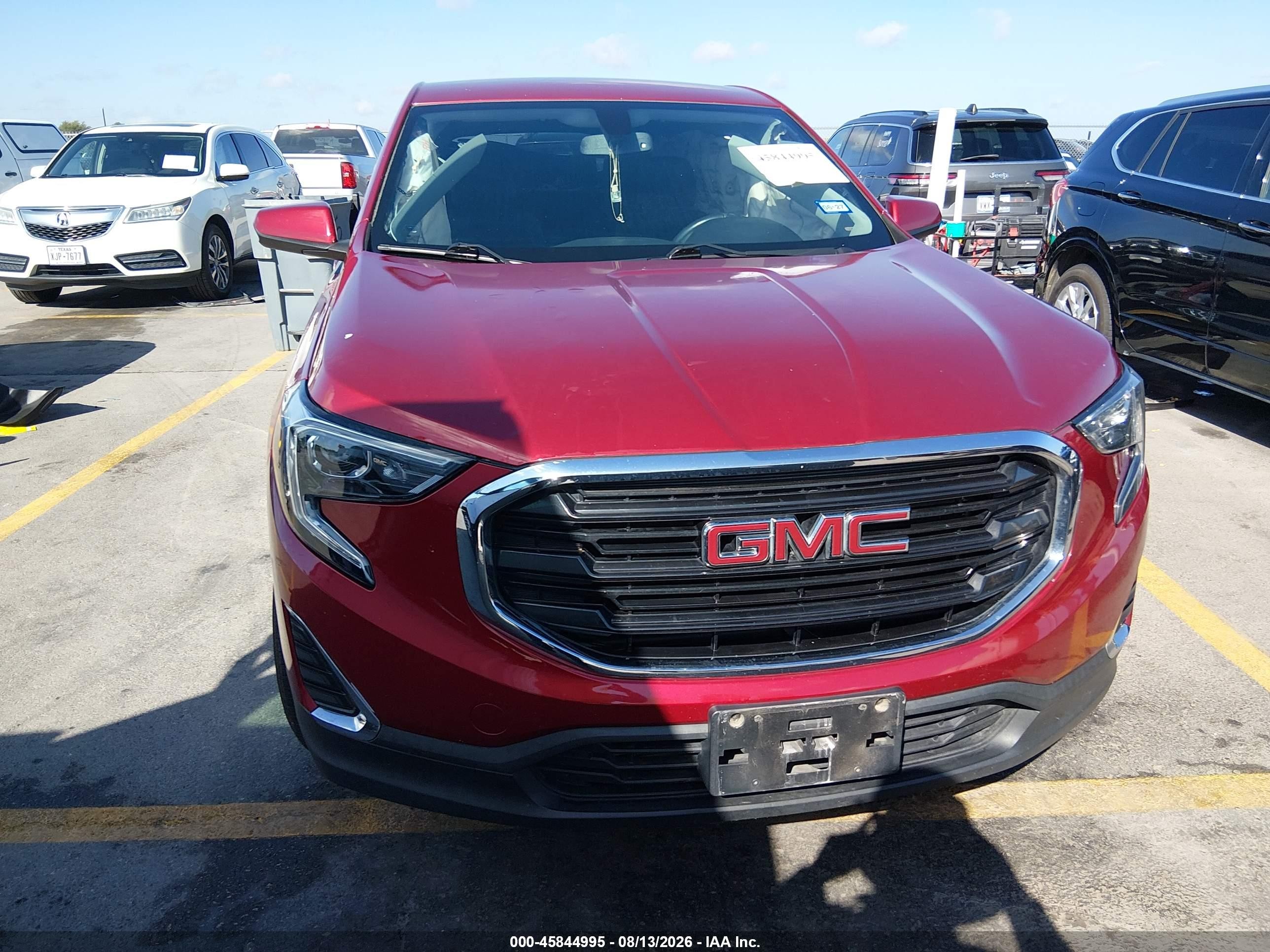 2018 Gmc Terrain Sle Red vin: 3GKALMEX1JL199304
