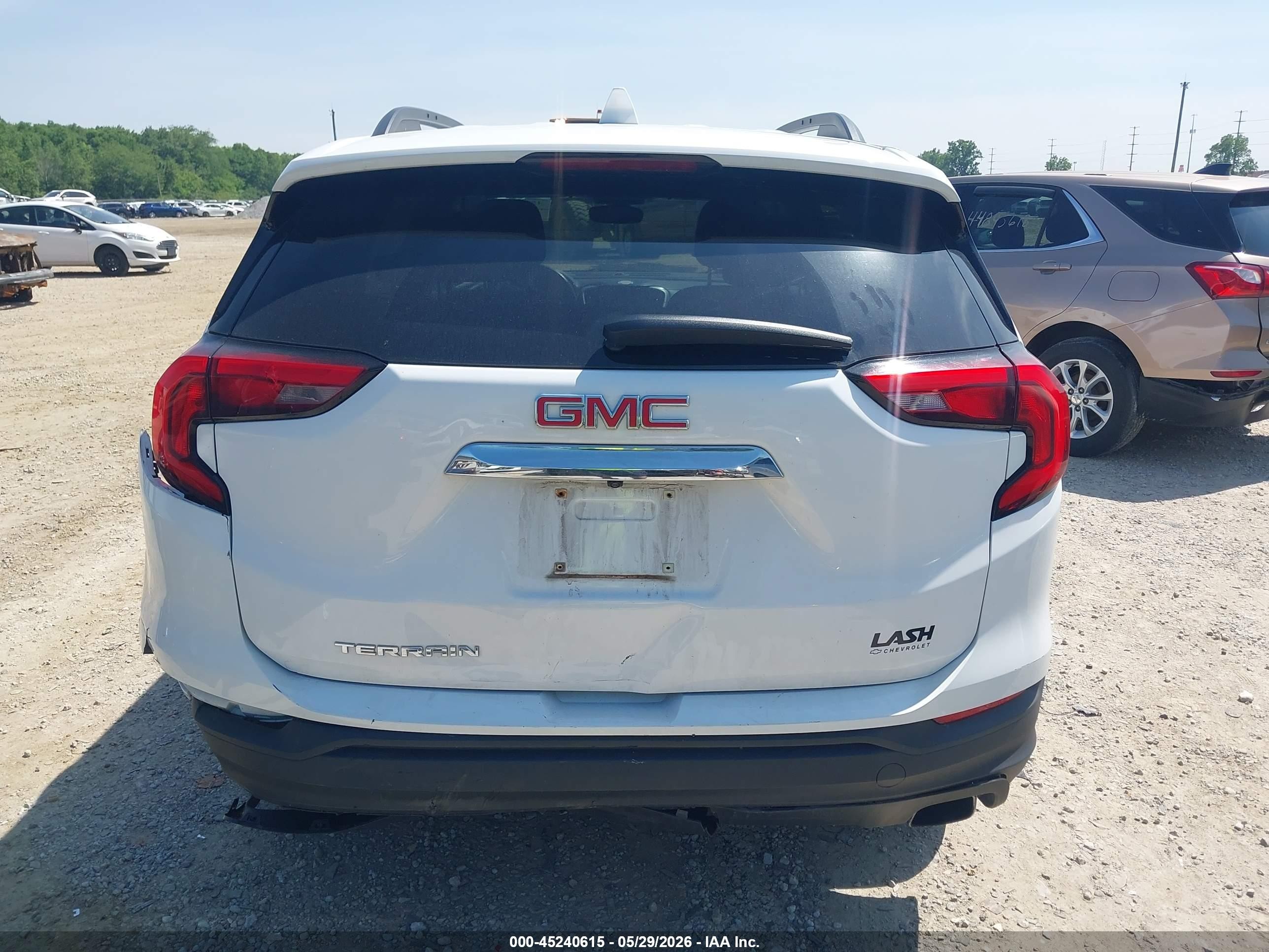 2018 Gmc Terrain Sle White vin: 3GKALMEX4JL141672